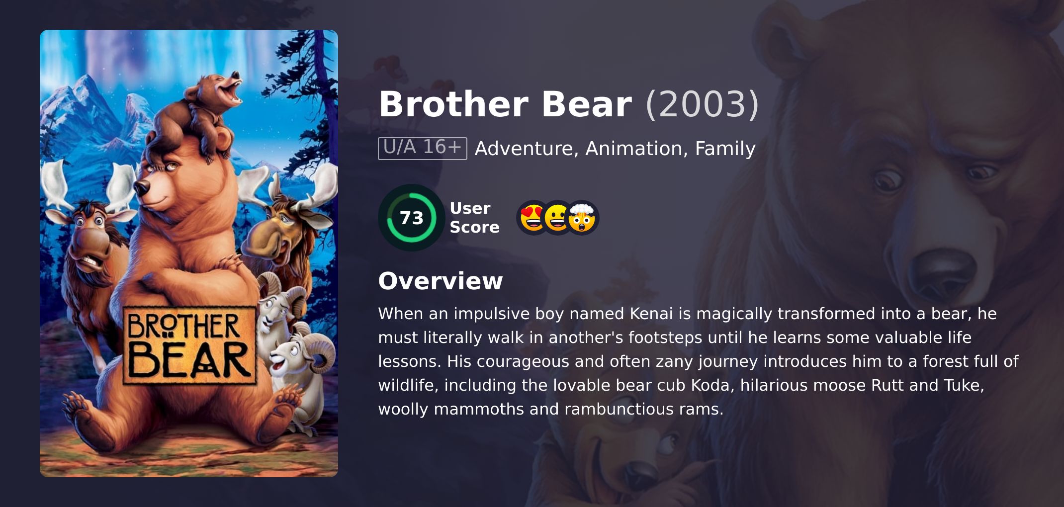 Brother Bear Movie Hindi Dubbed