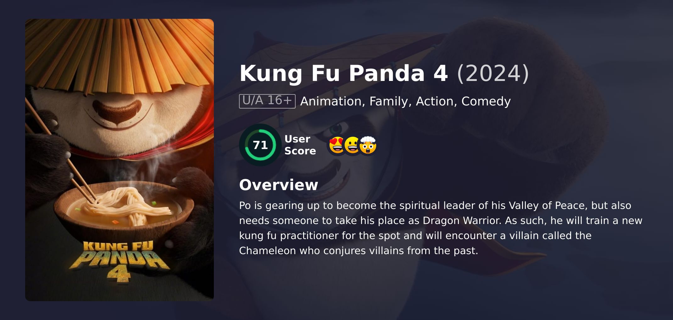 Kung Fu Panda 4 Movie English Dubbed