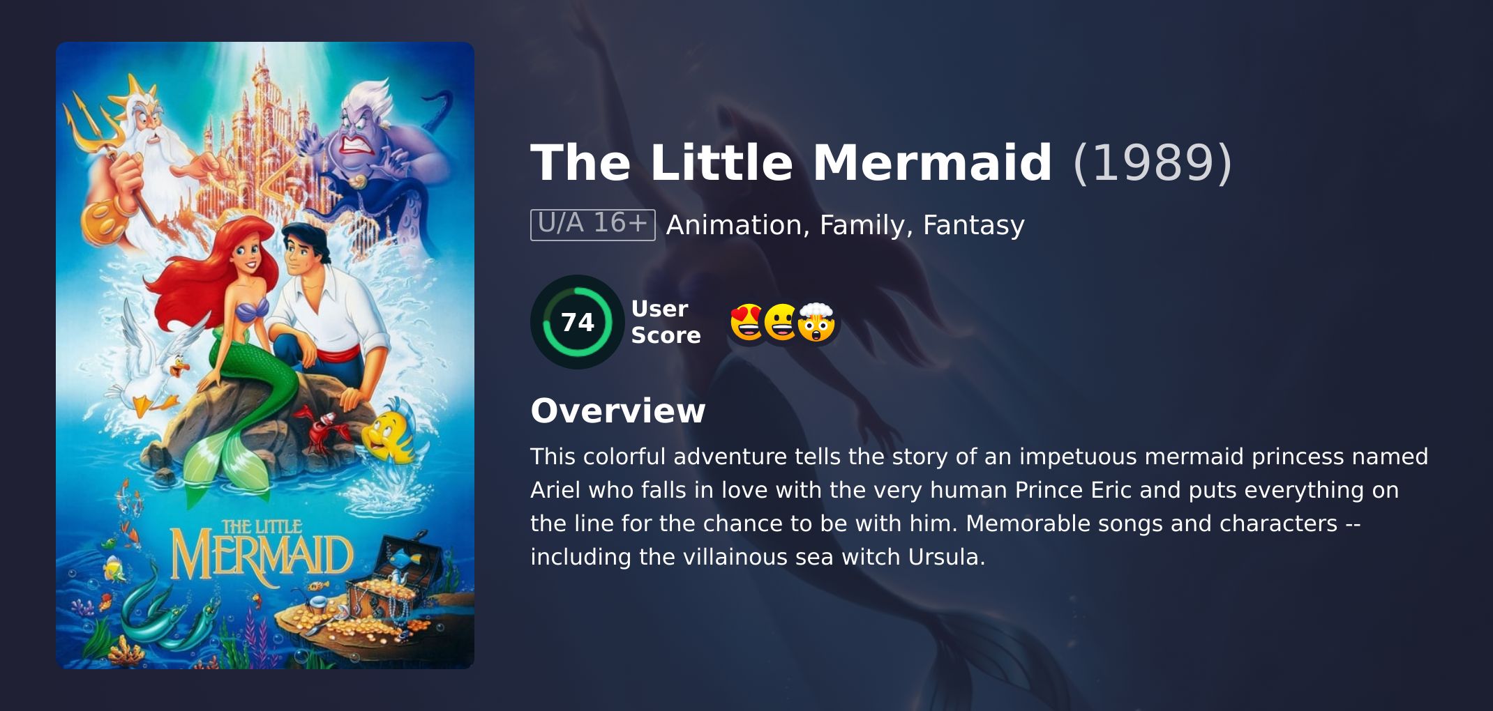 The Little Mermaid Movie Hindi Dubbed