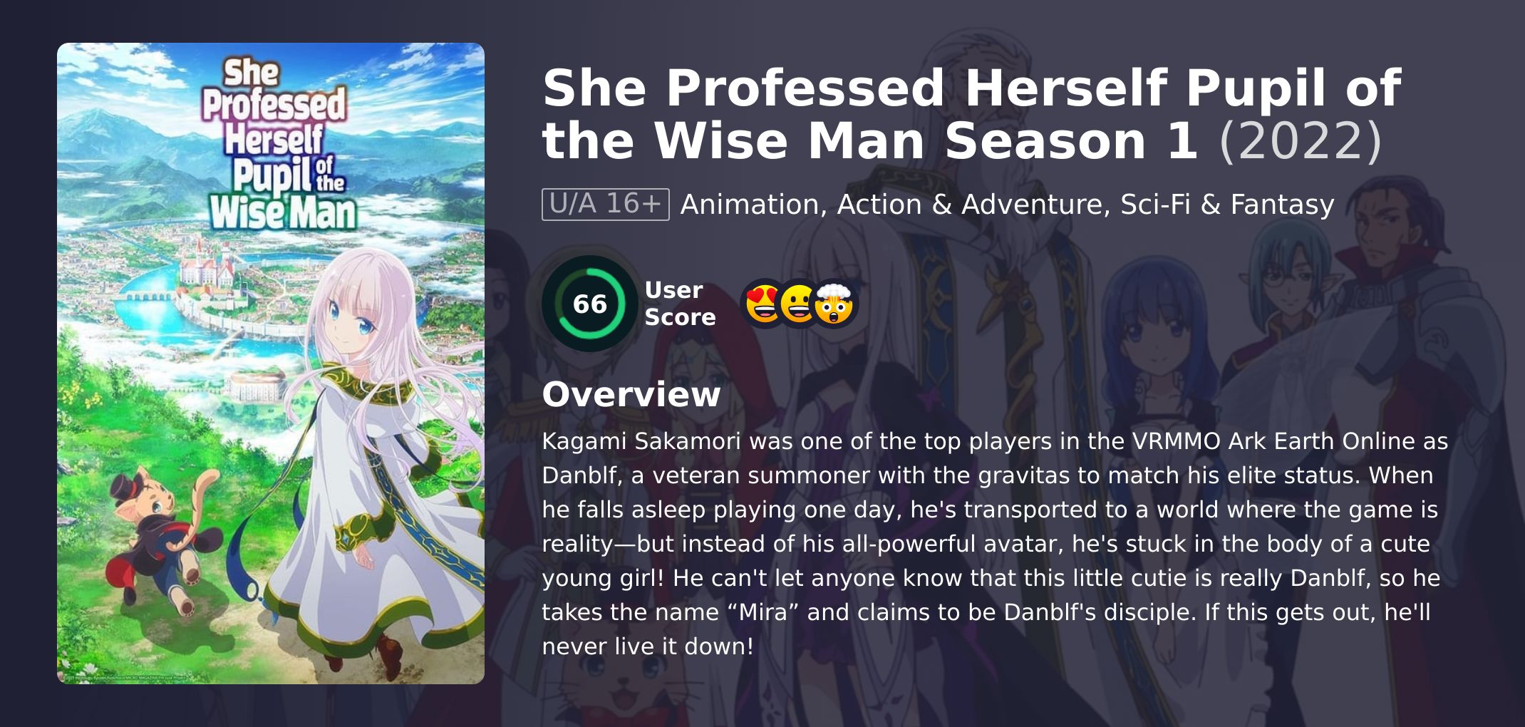 She Professed Herself Pupil of the Wise Man Season 1 Hindi Dubbed