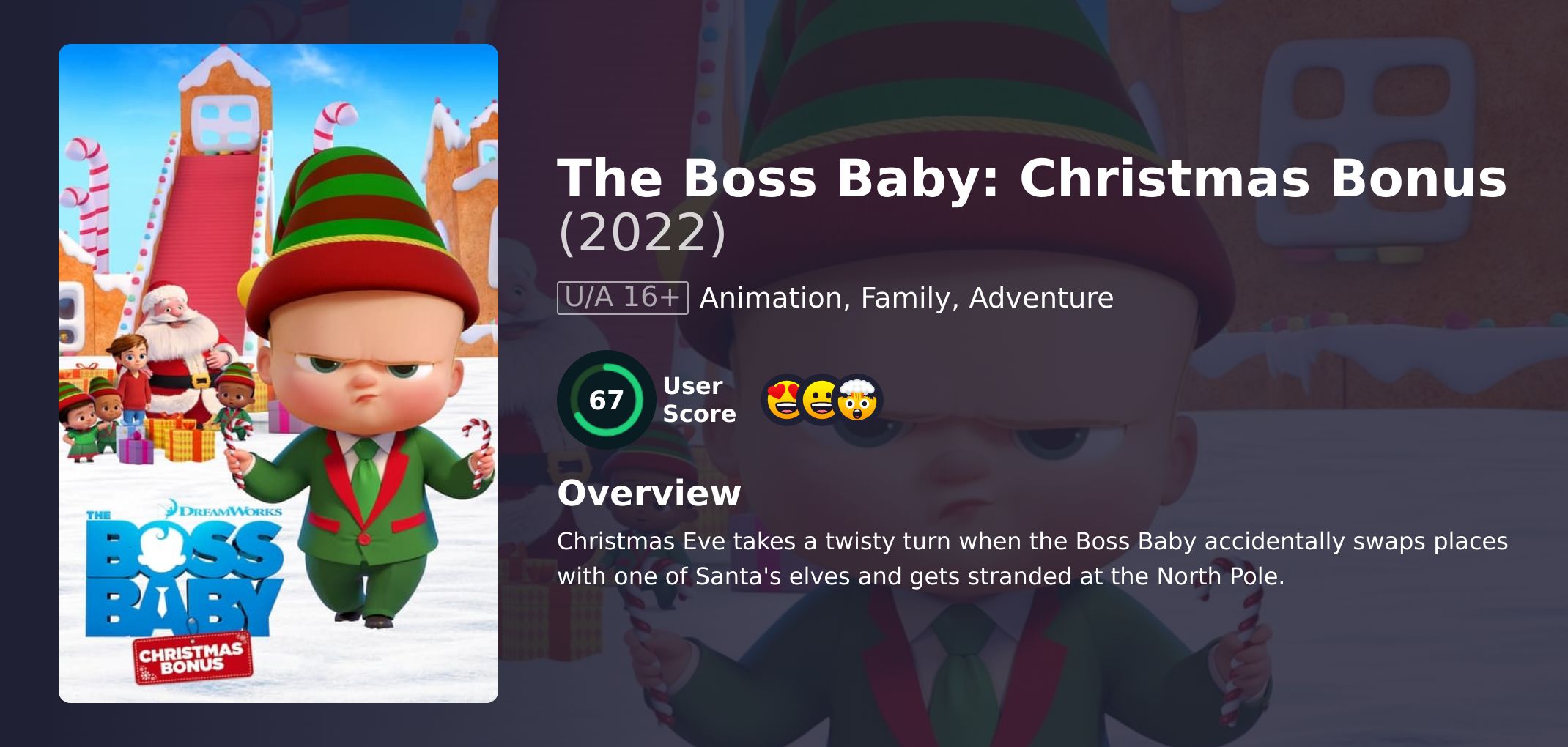 The Boss Baby: Christmas Bonus Movie Hindi Dubbed