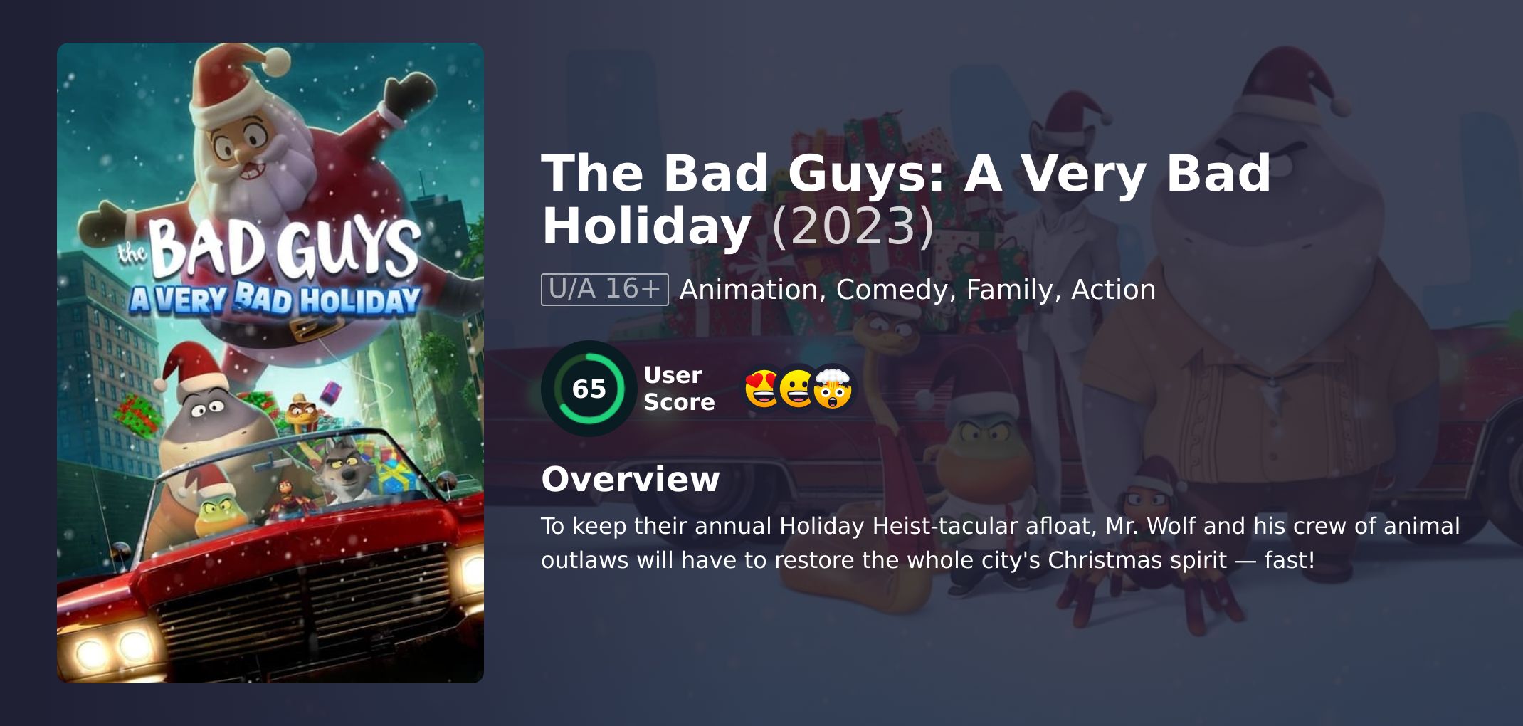 The Bad Guys: A Very Bad Holiday Movie Hindi Dubbed