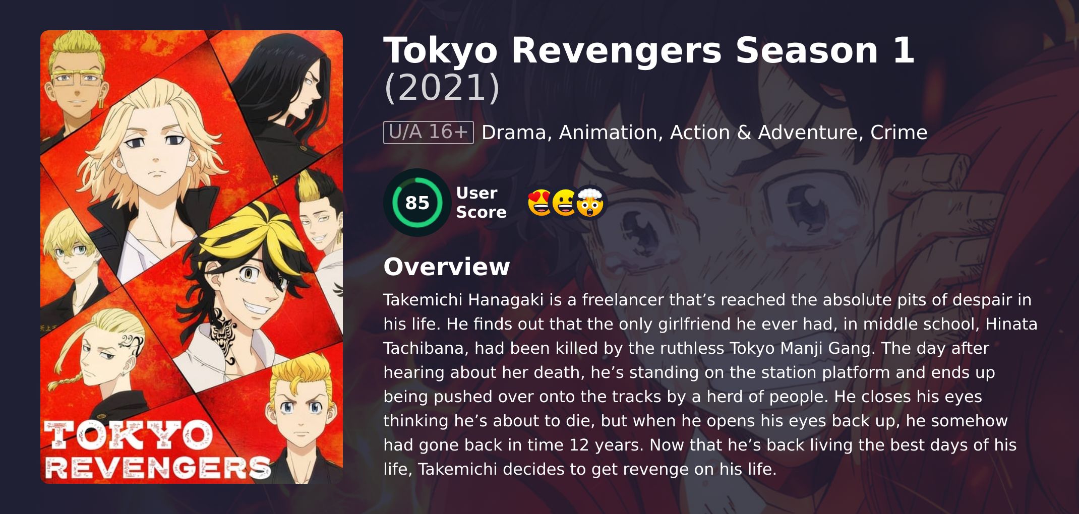 Tokyo Revengers Season 1 Hindi Dubbed