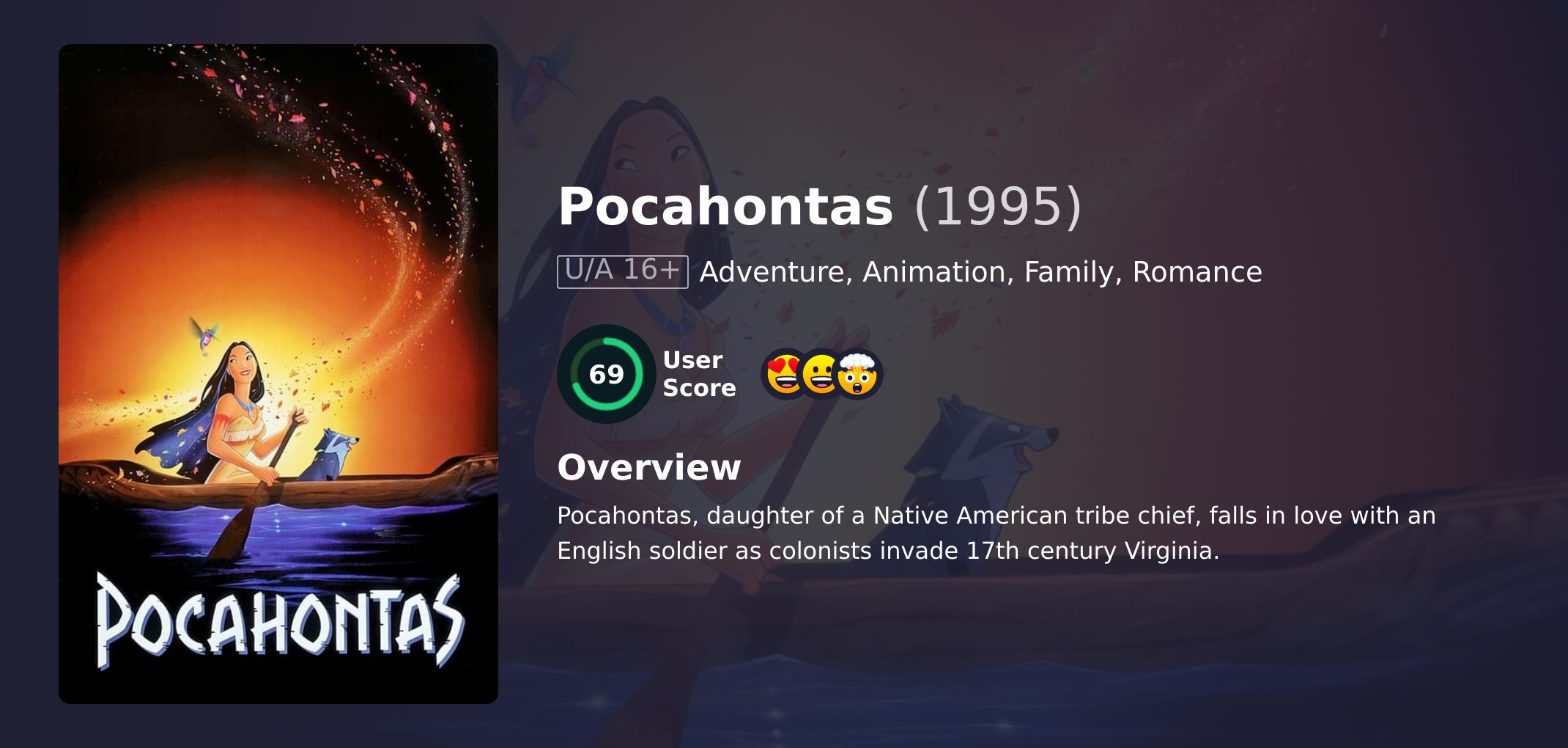 Pocahontas Movie Hindi Dubbed