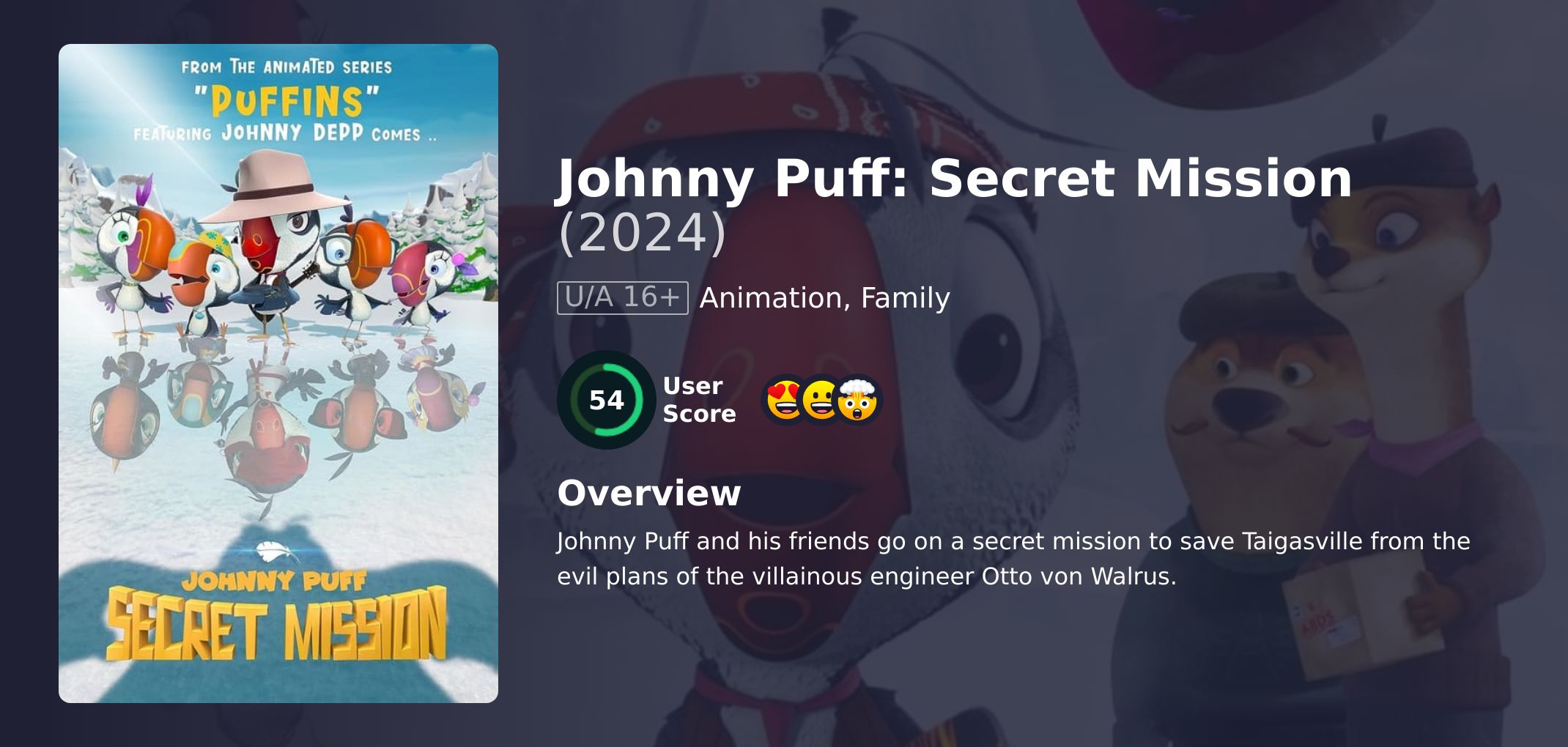 Johnny Puff: Secret Mission Movie English Dubbed