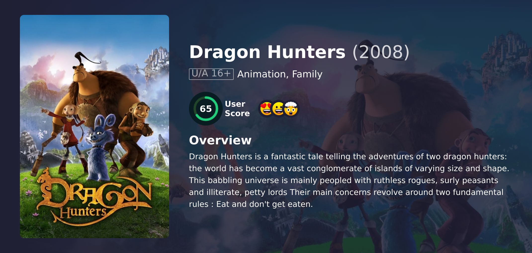 Dragon Hunters Movie Hindi Dubbed