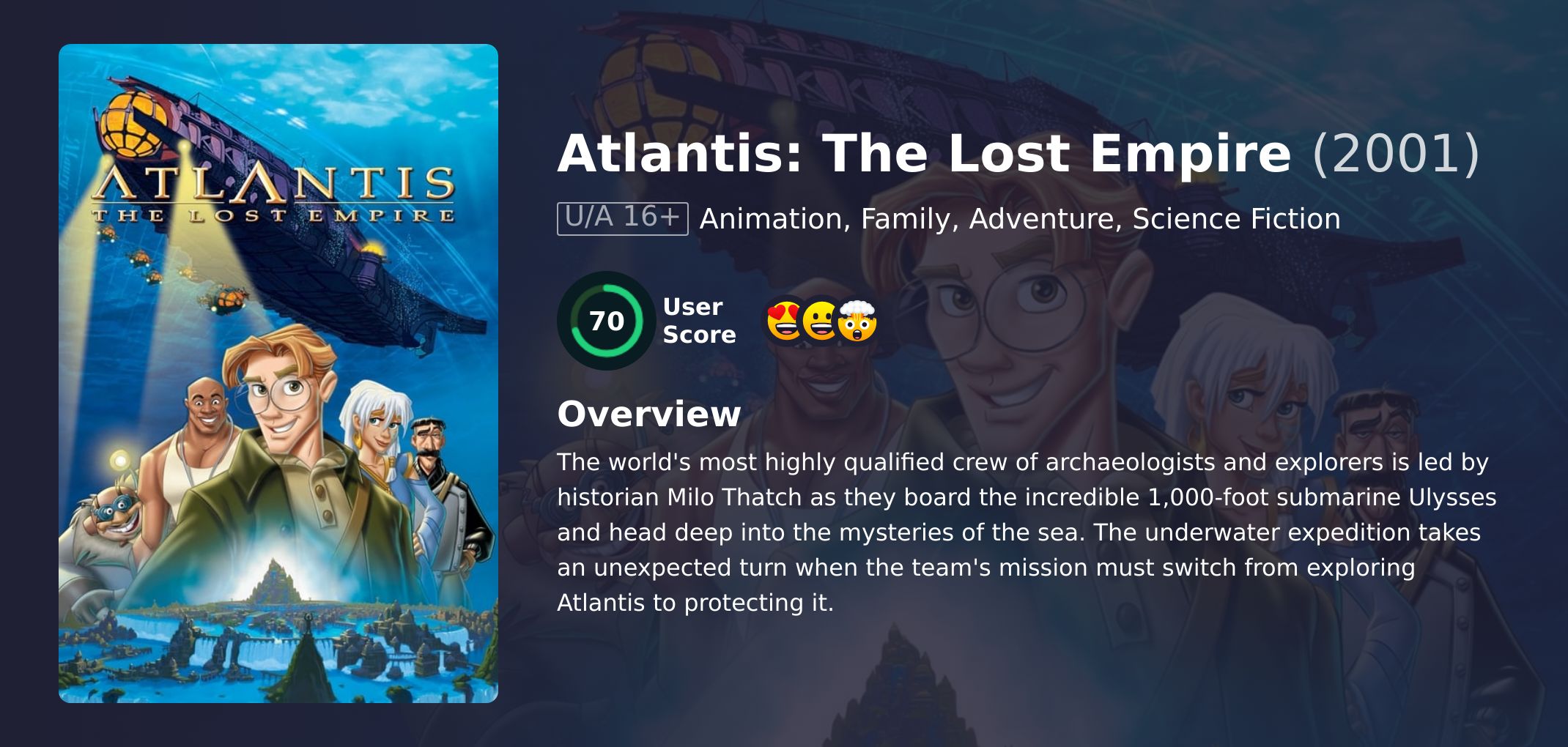 Atlantis: The Lost Empire Movie Hindi Dubbed