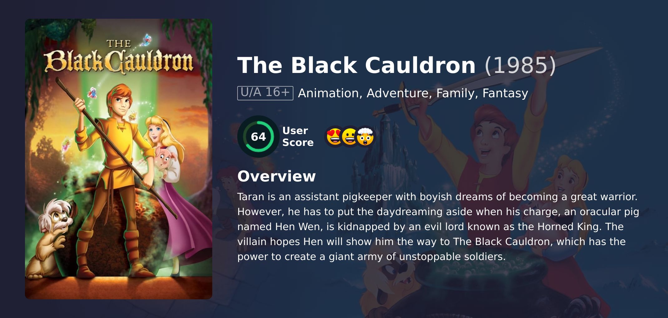 The Black Cauldron Movie Hindi Dubbed