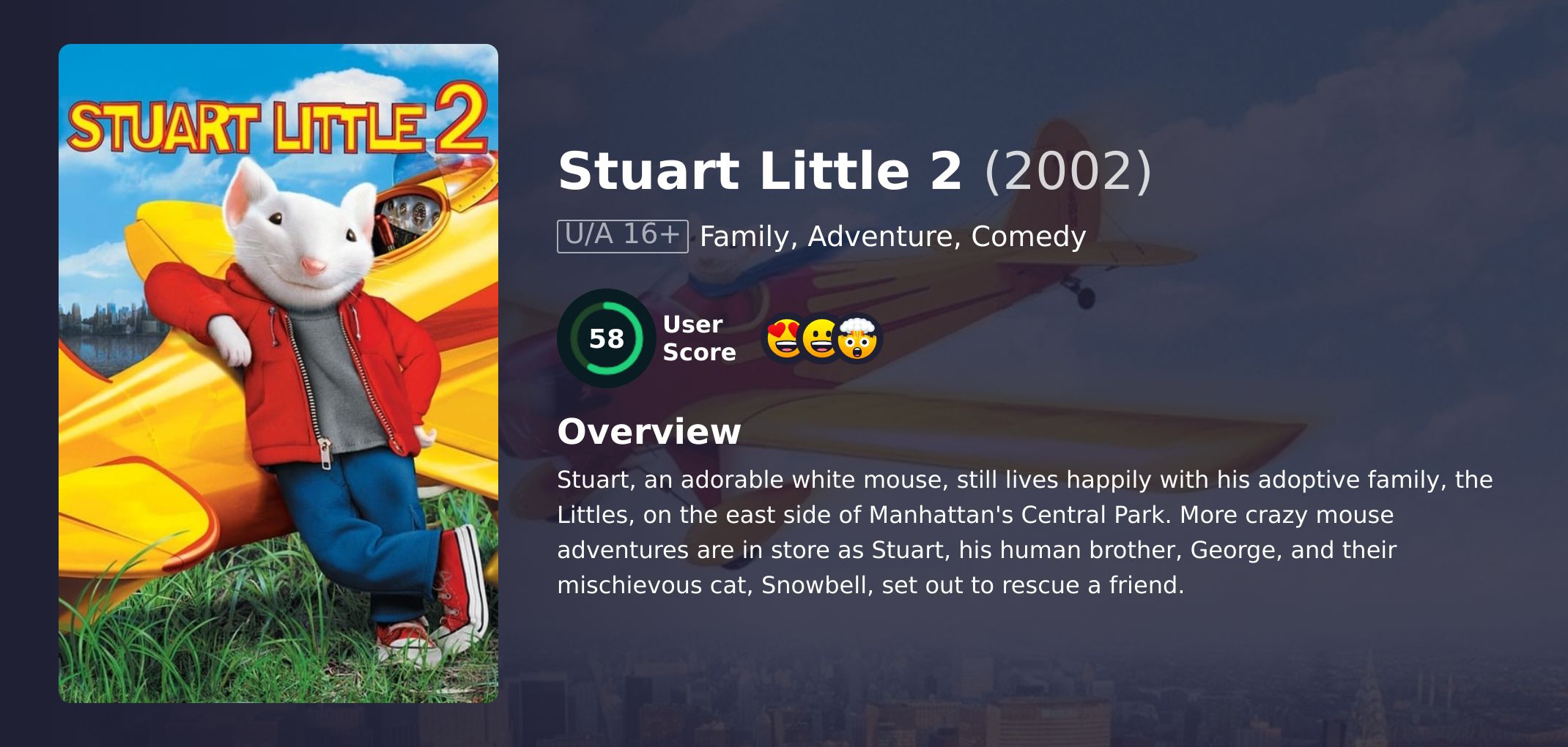 Stuart Little 2 Movie Hindi Dubbed