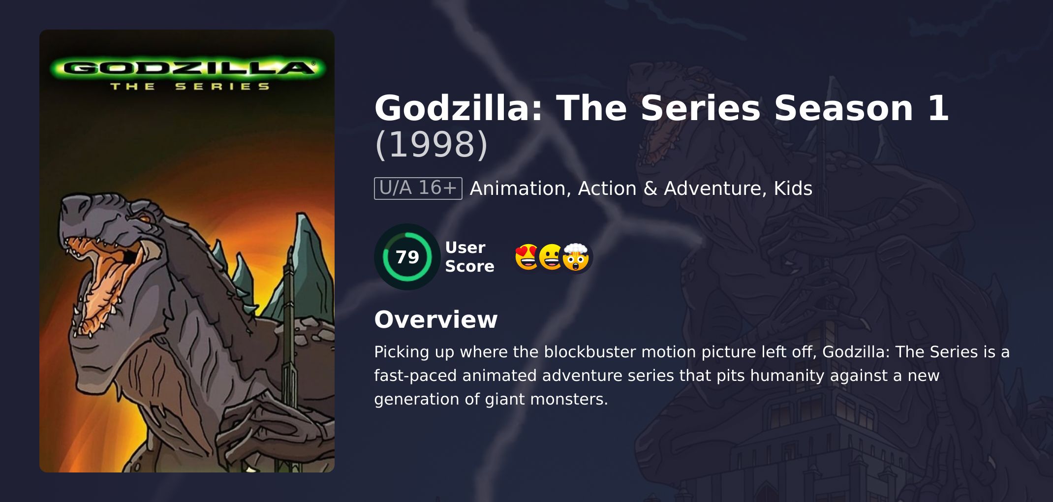 Godzilla: The Series Season 1 Hindi Dubbed