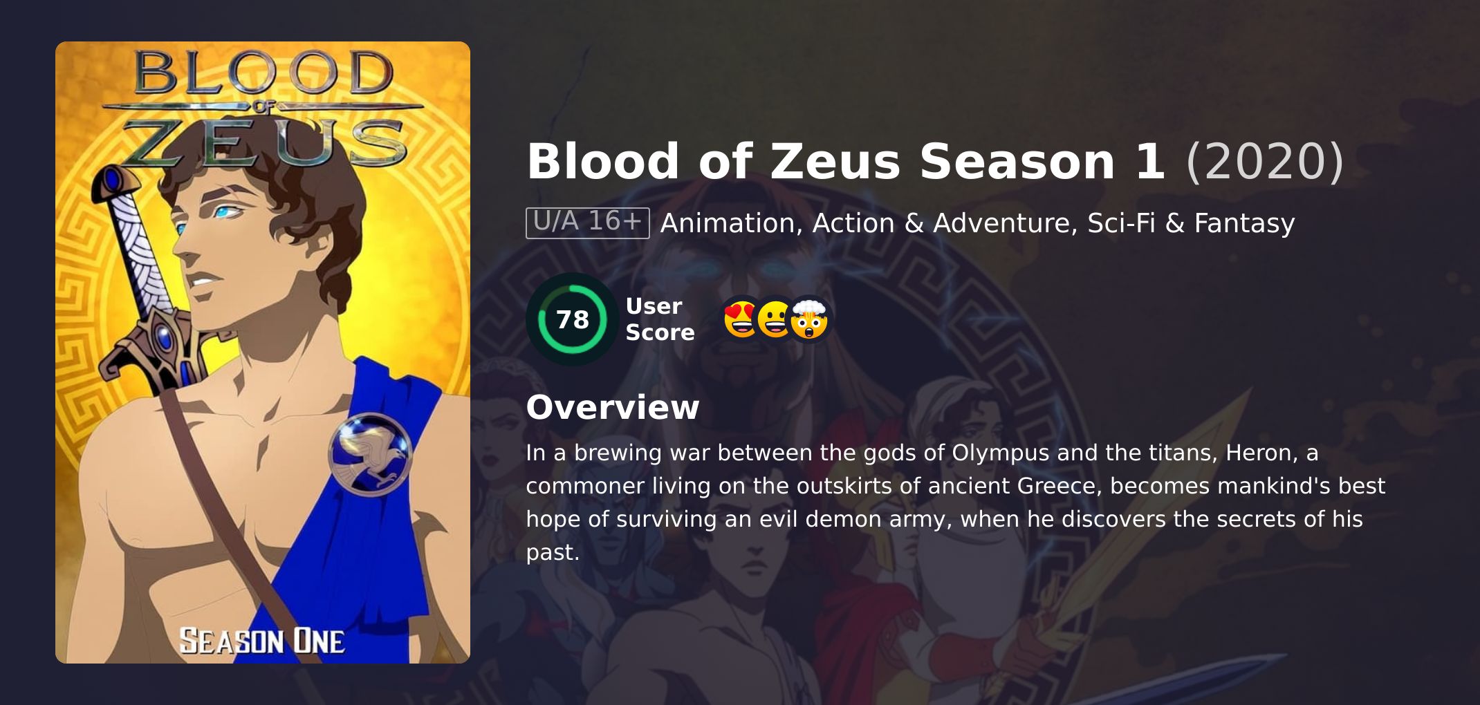 Blood of Zeus Season 1 Hindi Dubbed