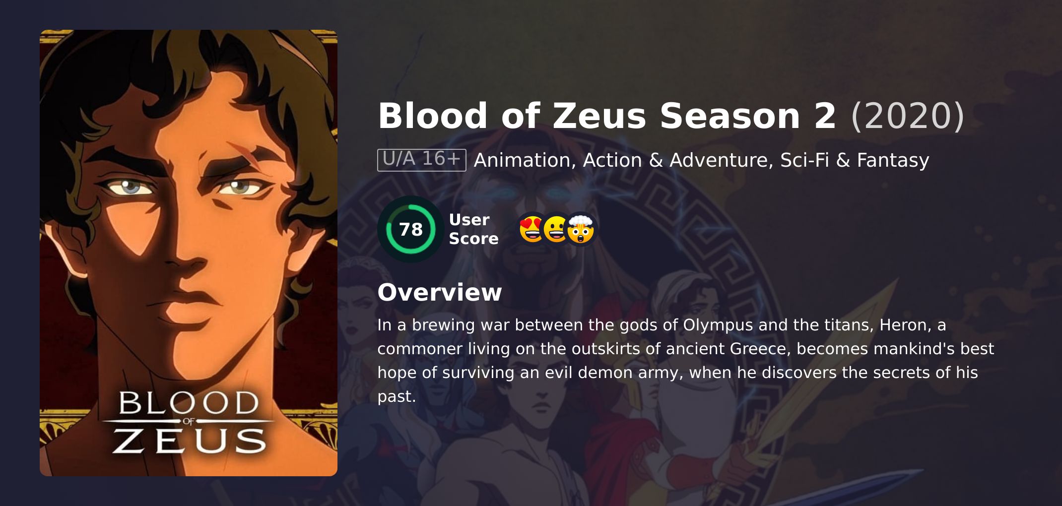 Blood of Zeus Season 2 Hindi Dubbed