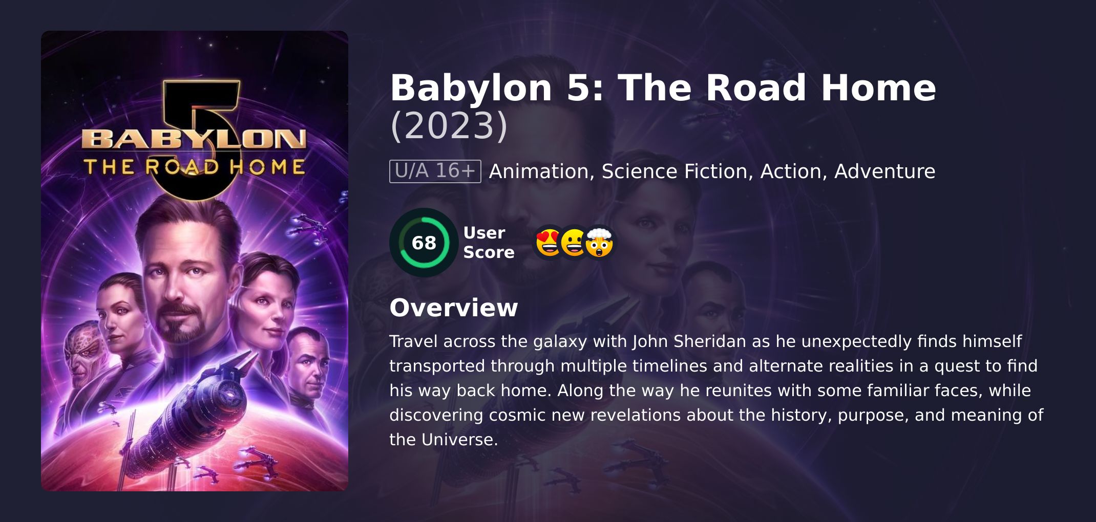 Babylon 5: The Road Home Movie English Dubbed