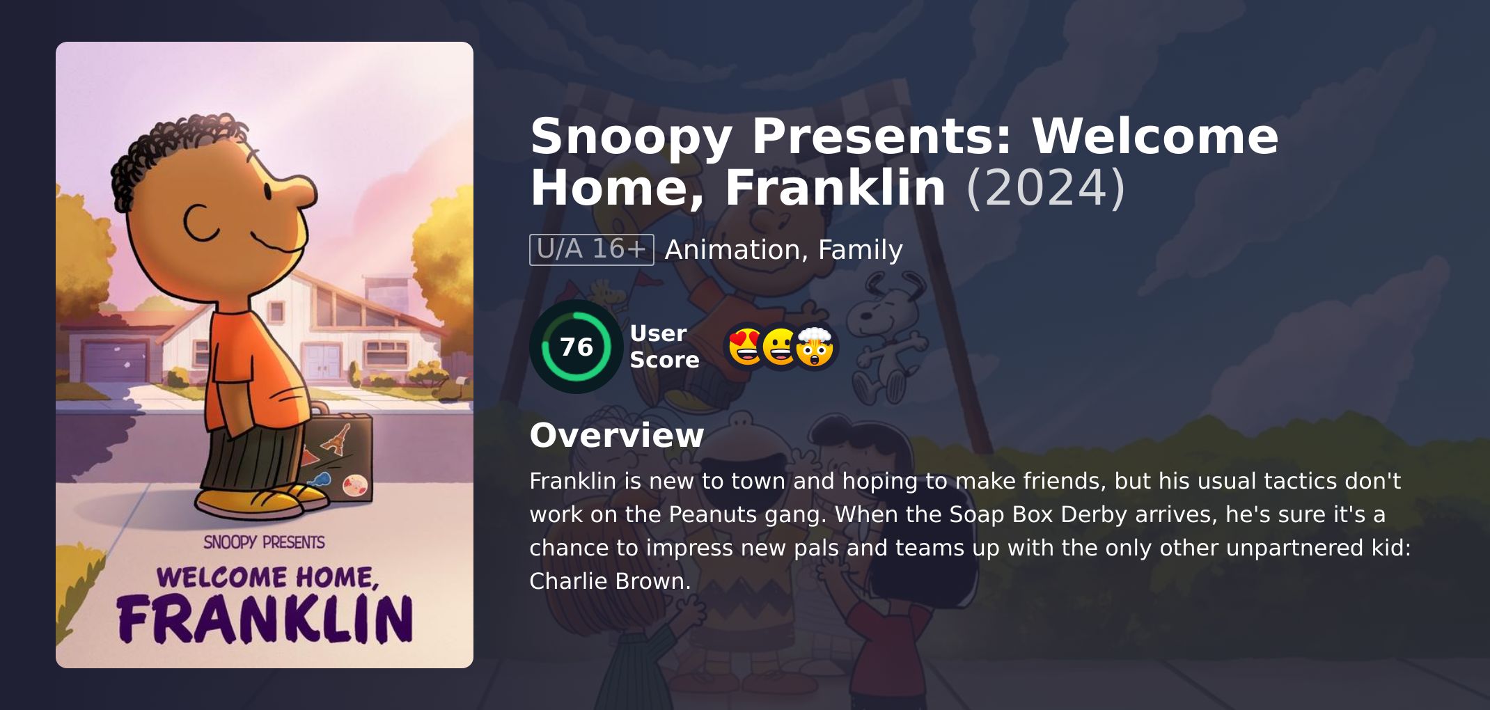 Snoopy Presents: Welcome Home, Franklin Movie Hindi Dubbed