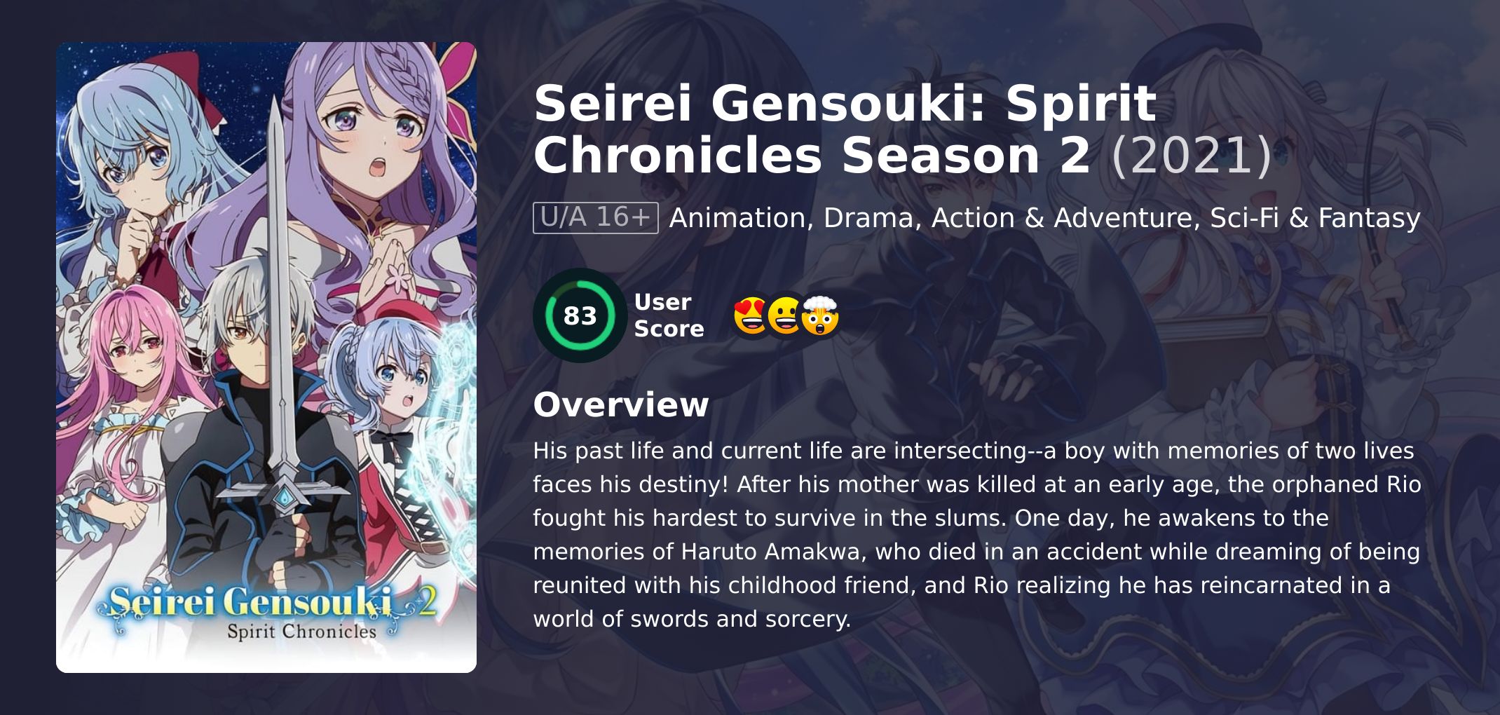 Seirei Gensouki: Spirit Chronicles Season 2 Japanese Dubbed