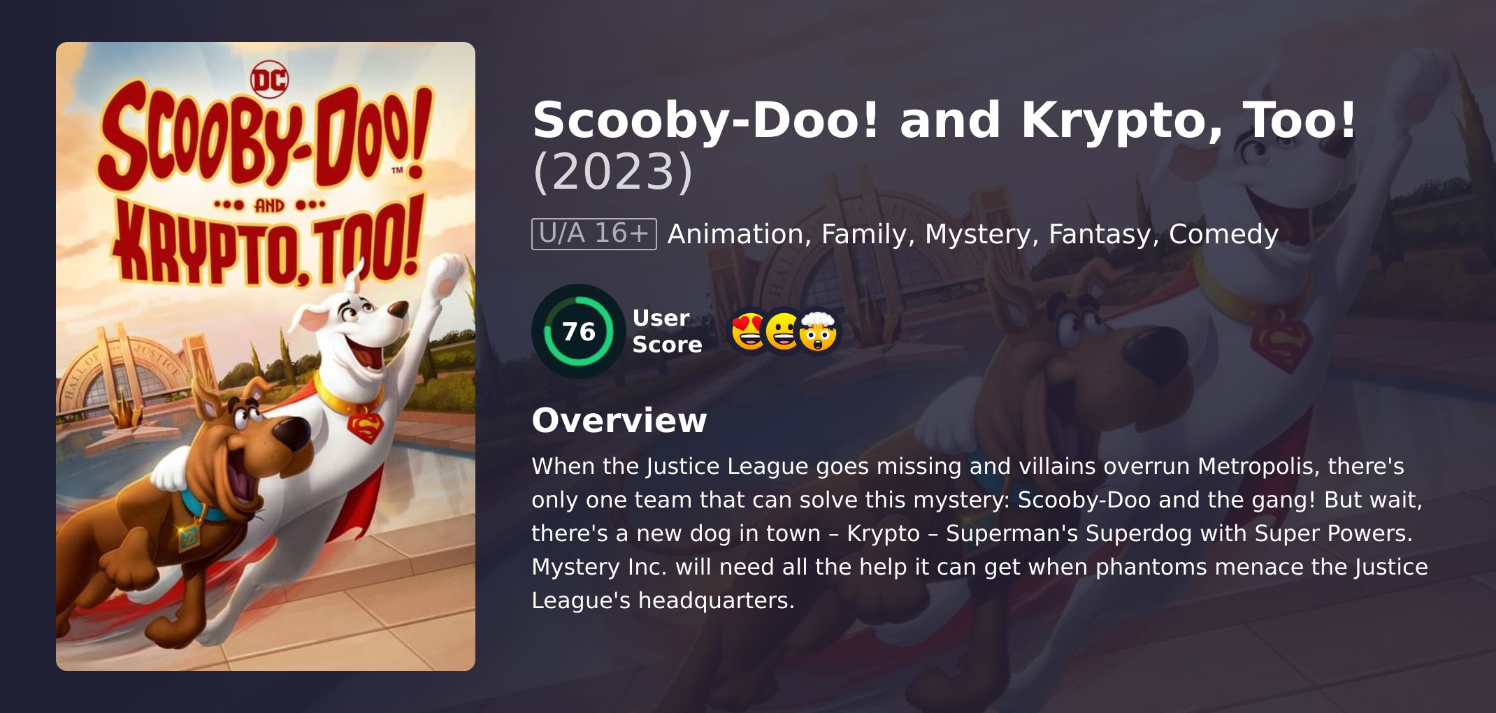 Scooby-Doo! and Krypto, Too! Movie English Dubbed