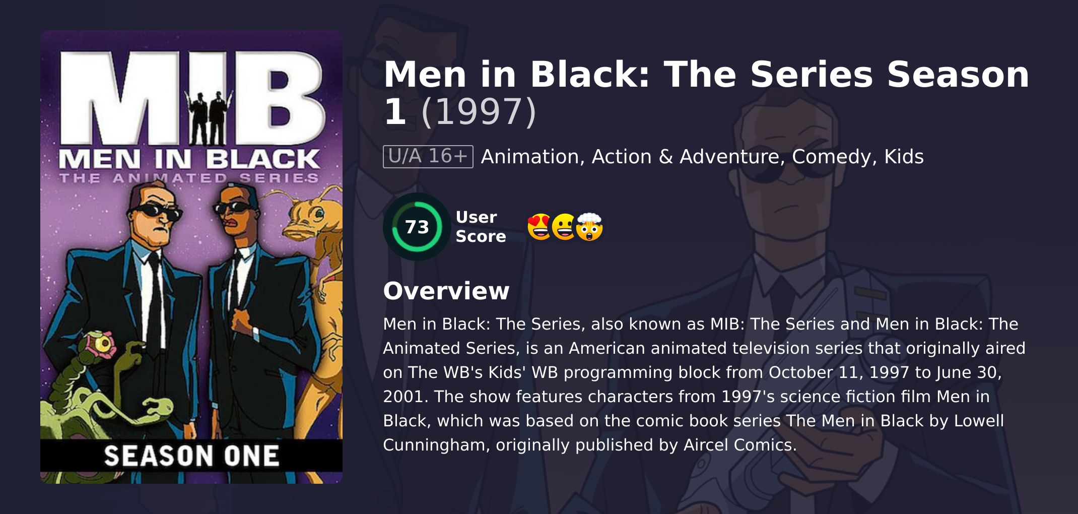 Men in Black: The Series Season 1 Hindi Dubbed