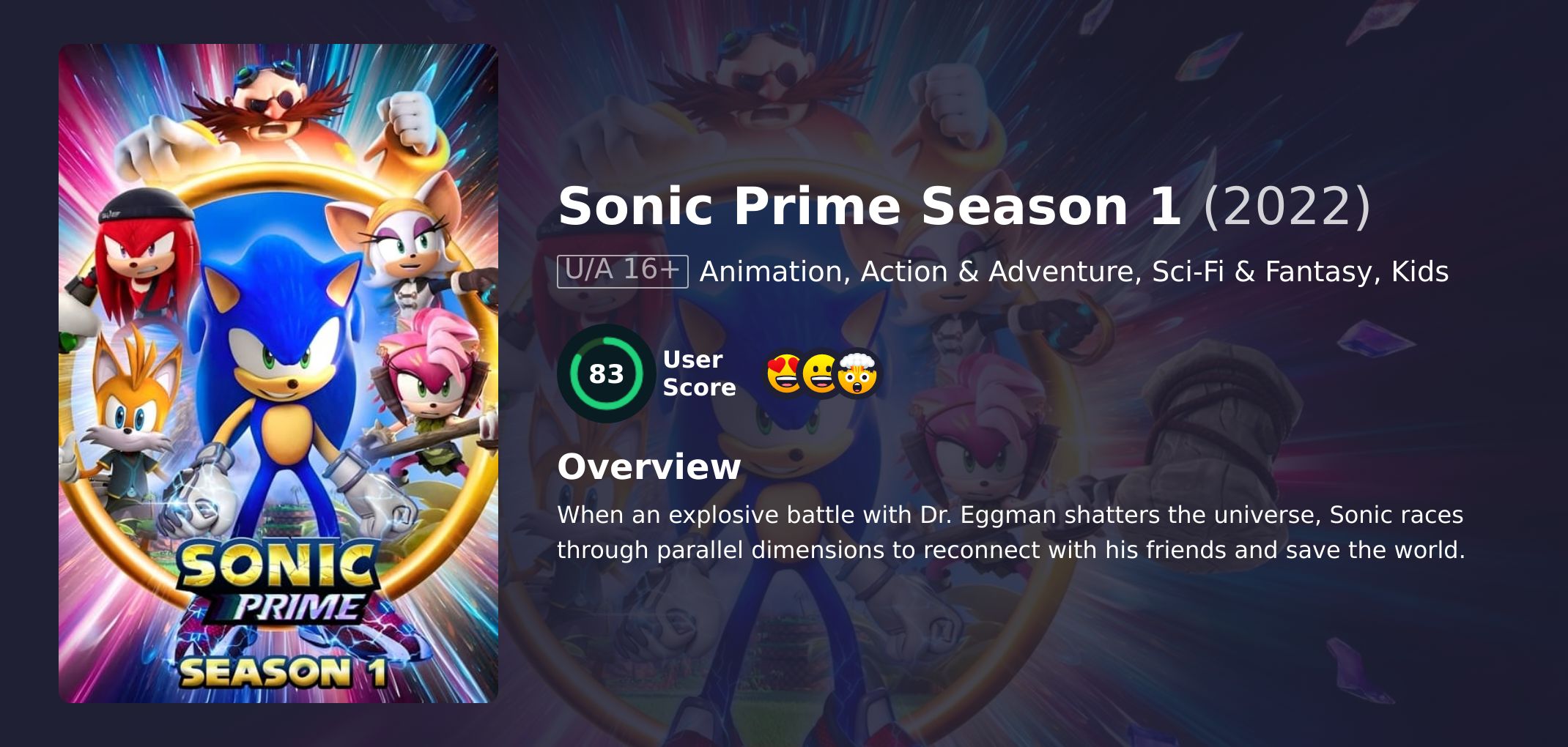 Sonic Prime Season 1 Hindi Dubbed