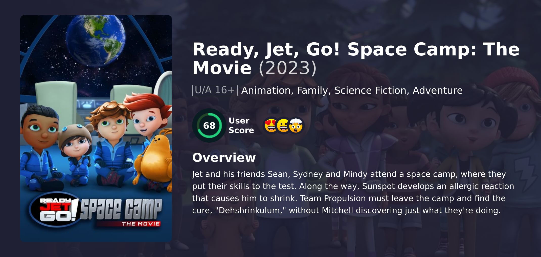 Ready, Jet, Go! Space Camp: The Movie Movie English Dubbed