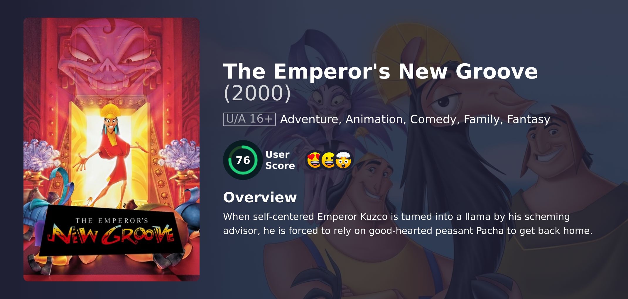 The Emperor's New Groove Movie Hindi Dubbed