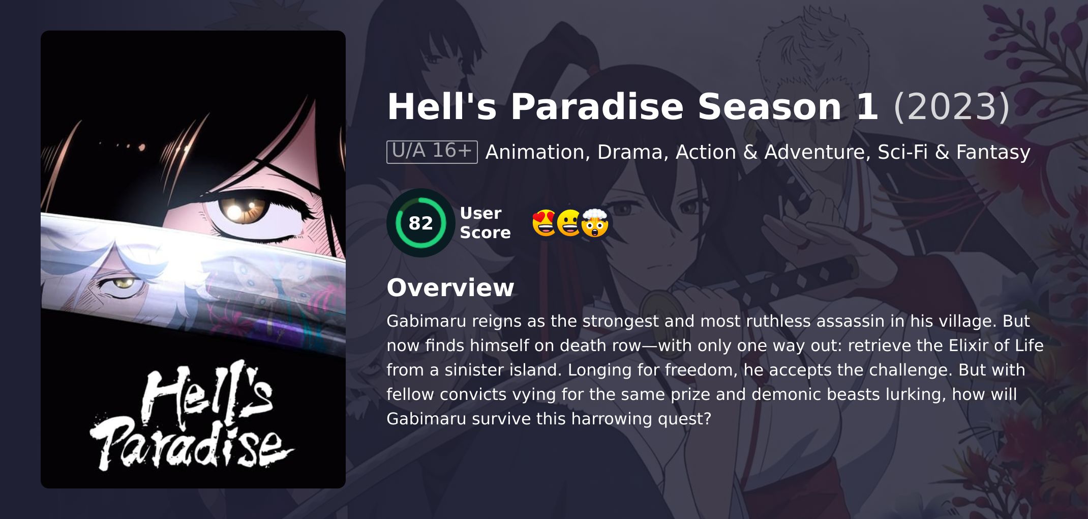 Hell's Paradise Season 1 Japanese Dubbed