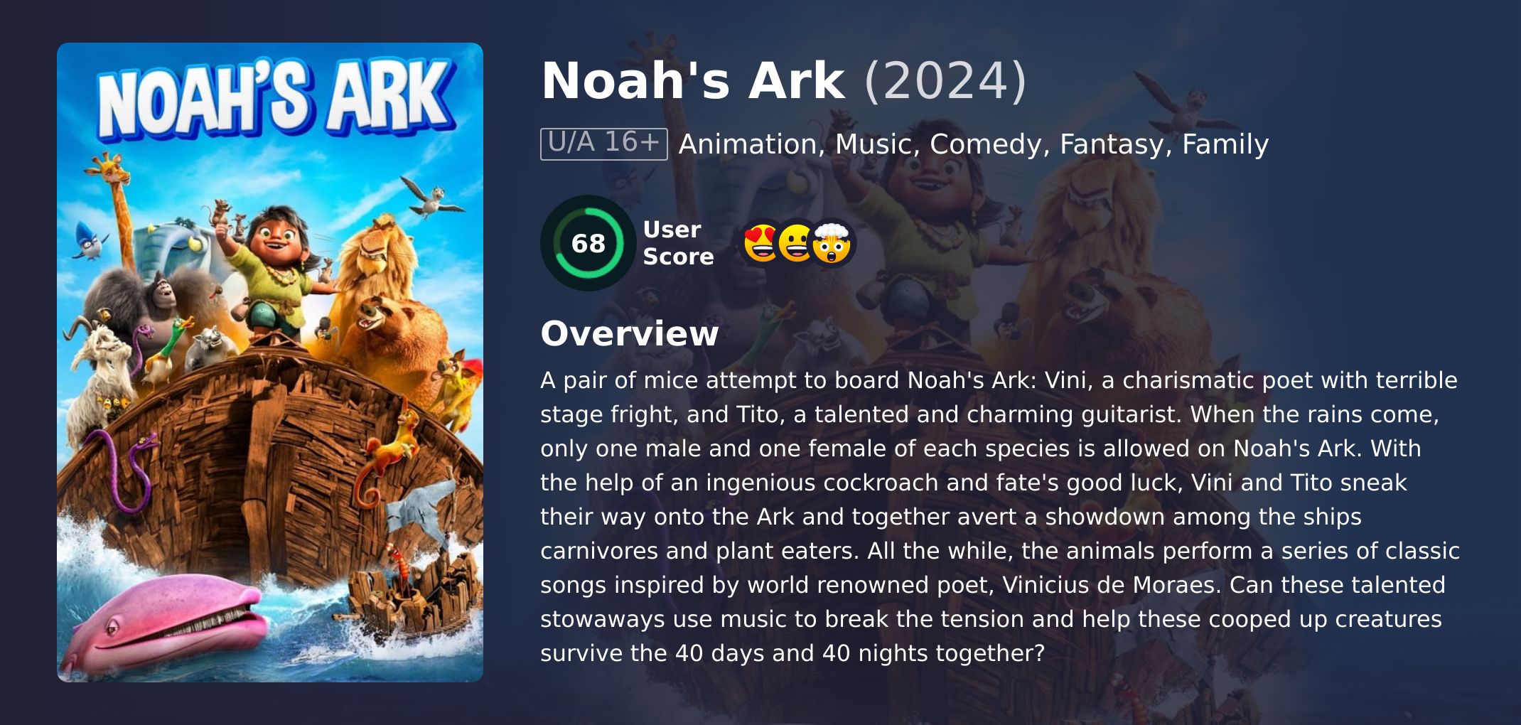 Noah's Ark Movie Portuguese Dubbed