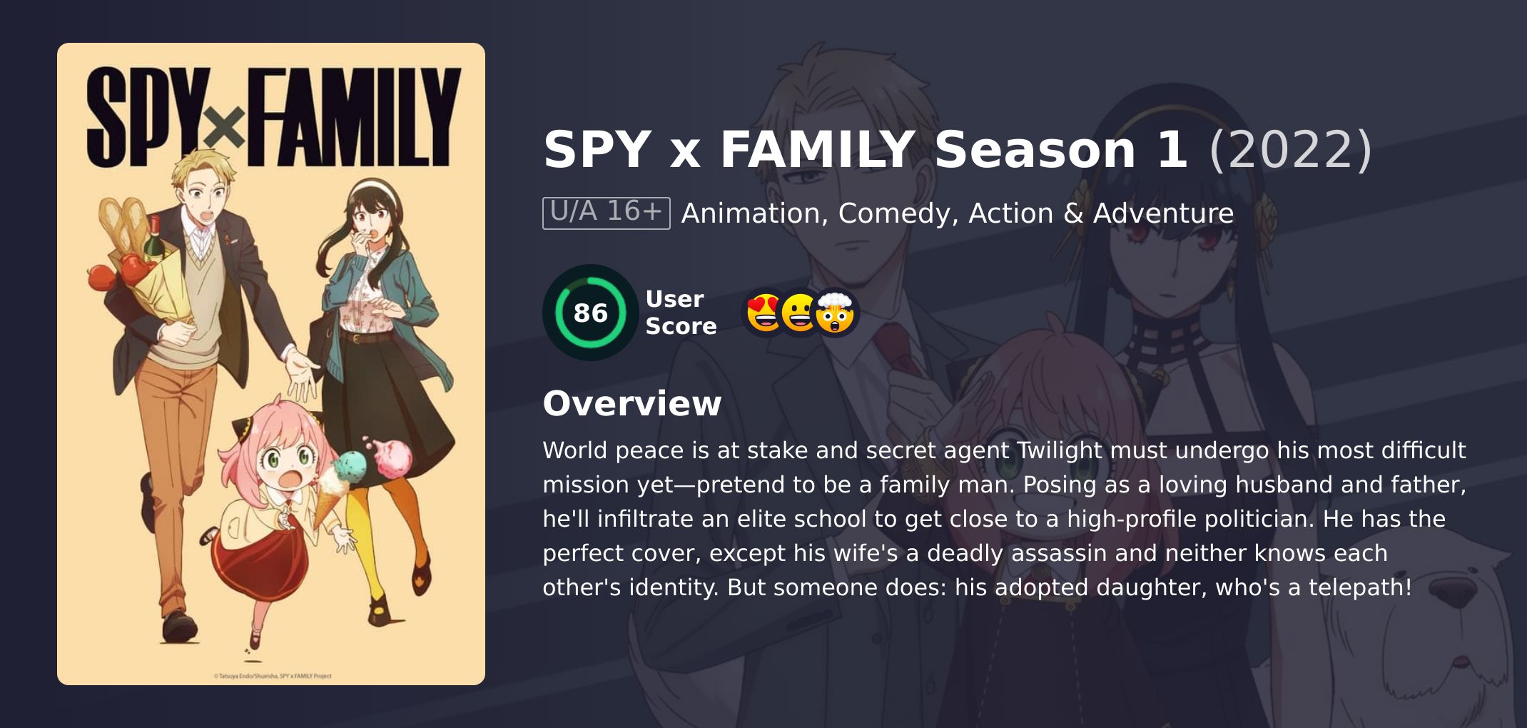 SPY x FAMILY Season 1 Hindi Dubbed