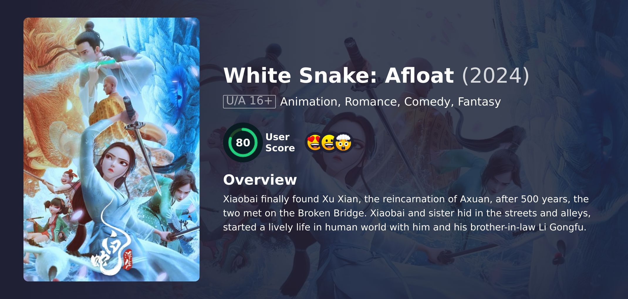 White Snake: Afloat Movie Hindi Dubbed