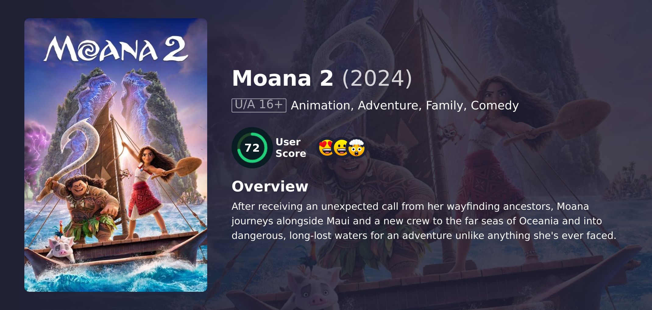 Moana 2 Movie English Dubbed