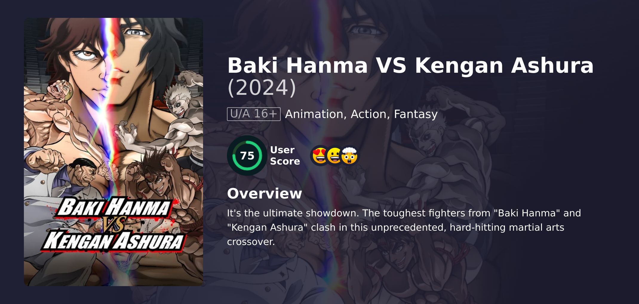 Baki Hanma VS Kengan Ashura Movie Hindi Dubbed