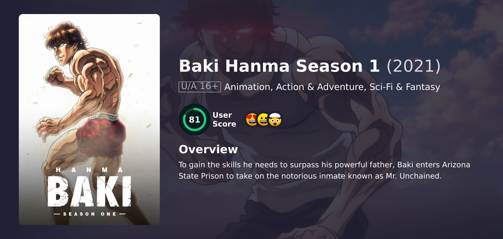 Baki Hanma Season 1 Hindi Dubbed