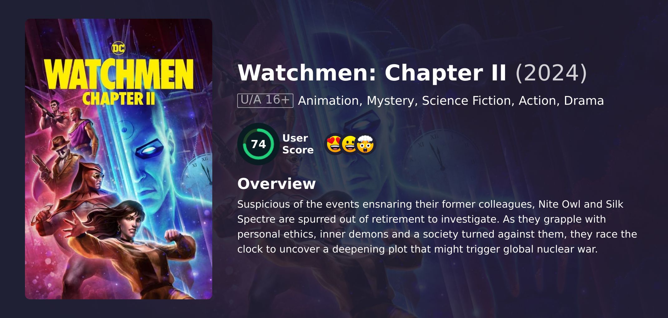 Watchmen: Chapter II Movie English Dubbed