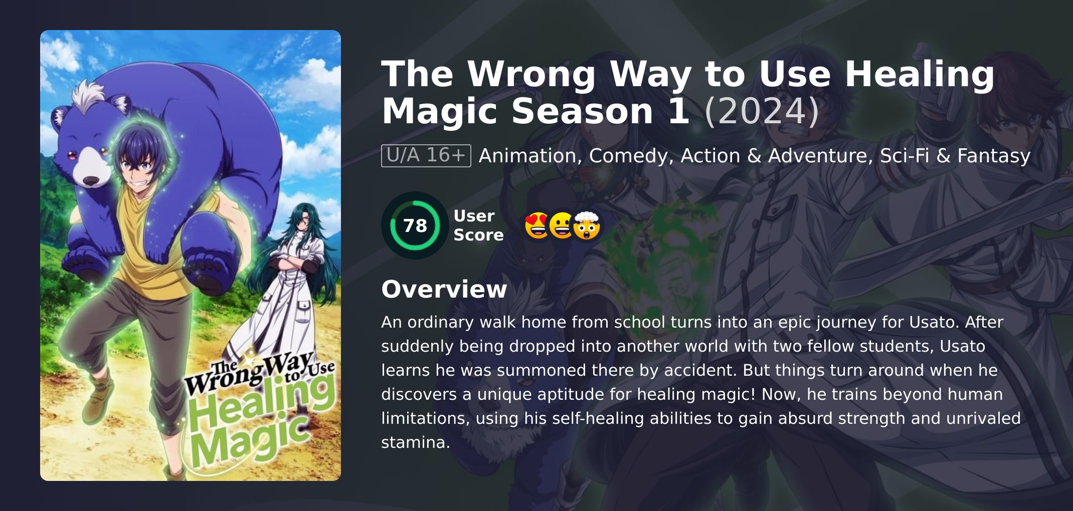 The Wrong Way to Use Healing Magic Season 1 Hindi Dubbed