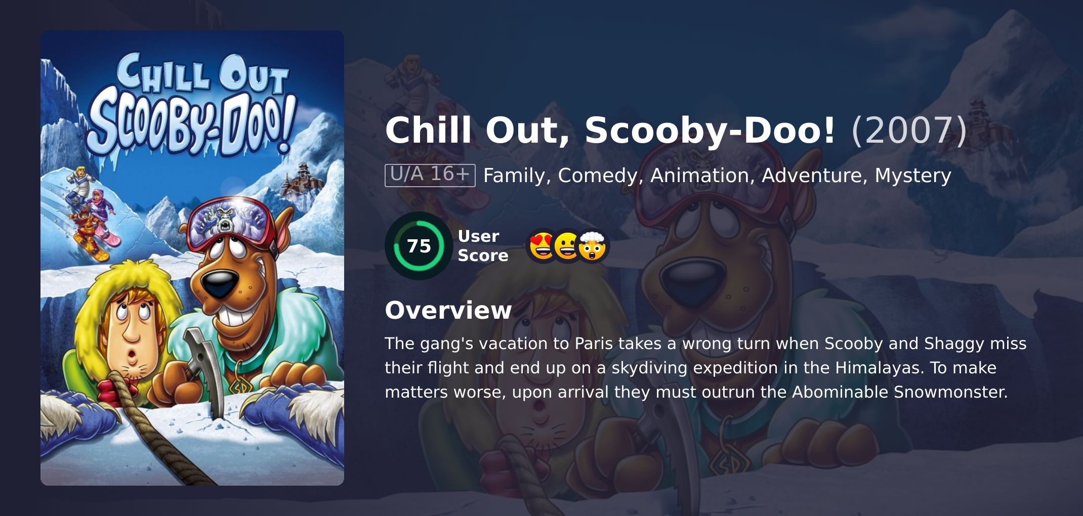 Chill Out, Scooby-Doo! Movie Hindi Dubbed