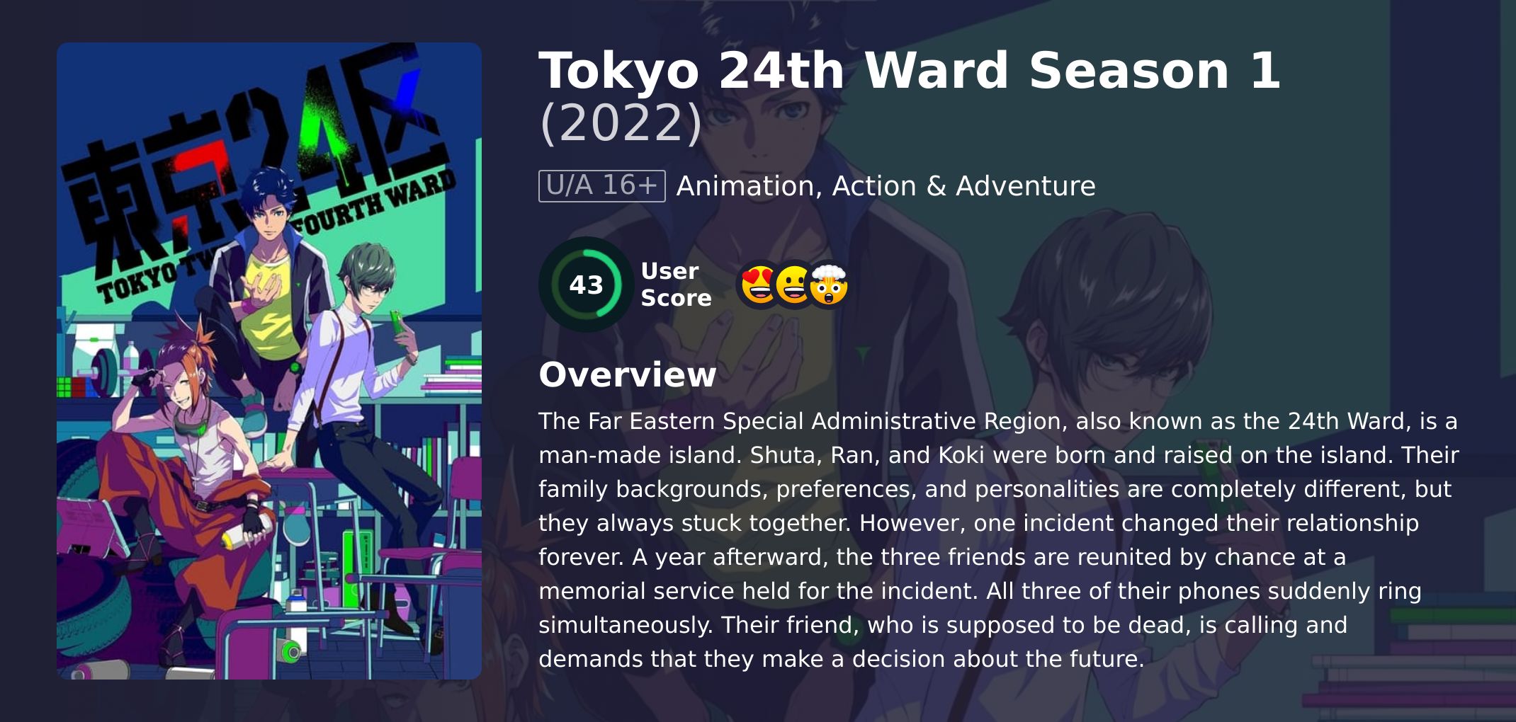 Tokyo 24th Ward Season 1 Hindi Dubbed