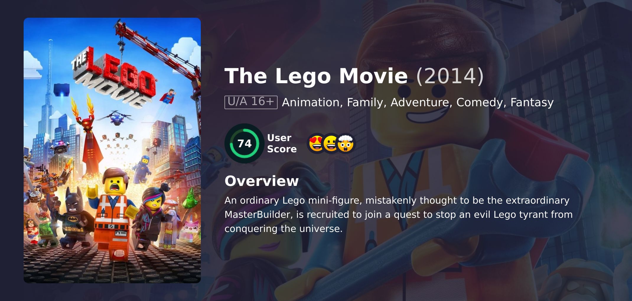 The Lego Movie Movie English Dubbed