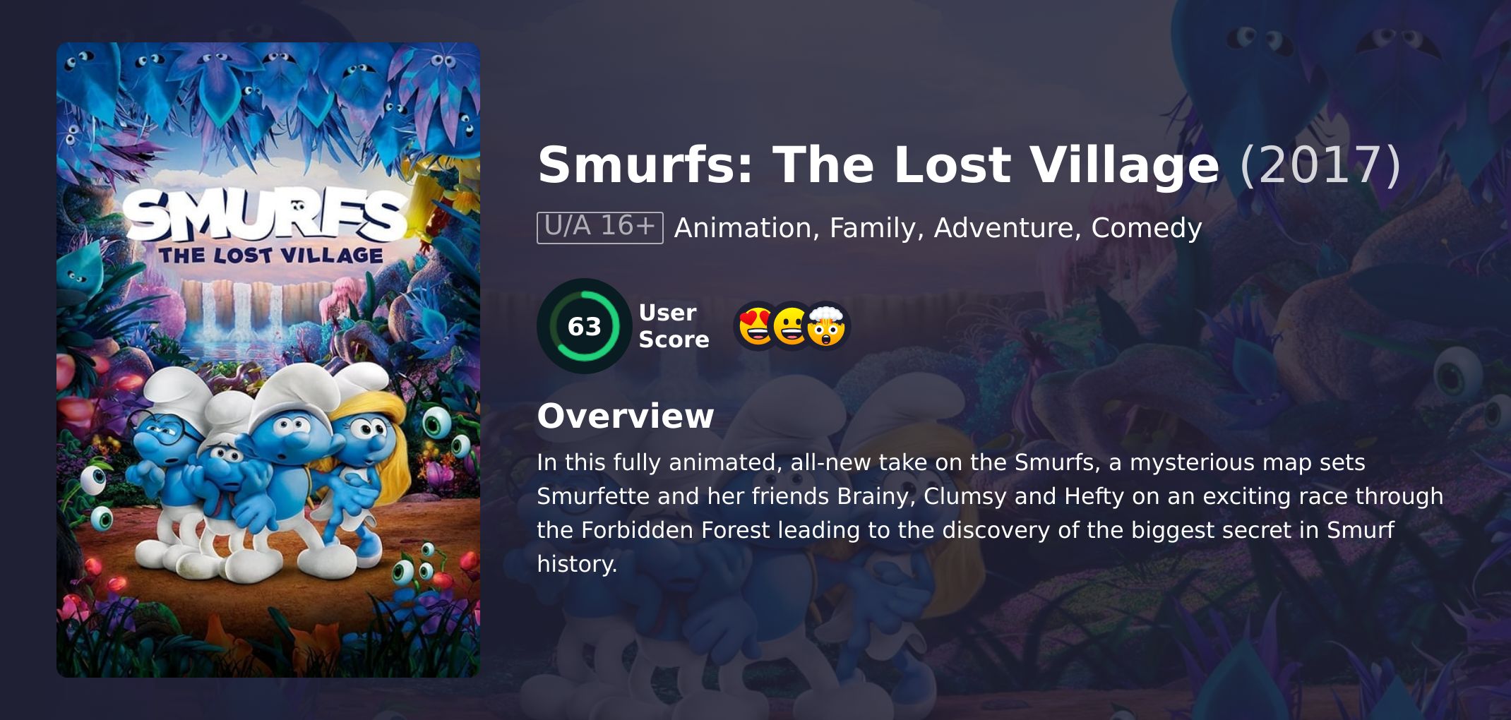 Smurfs: The Lost Village Movie Hindi Dubbed