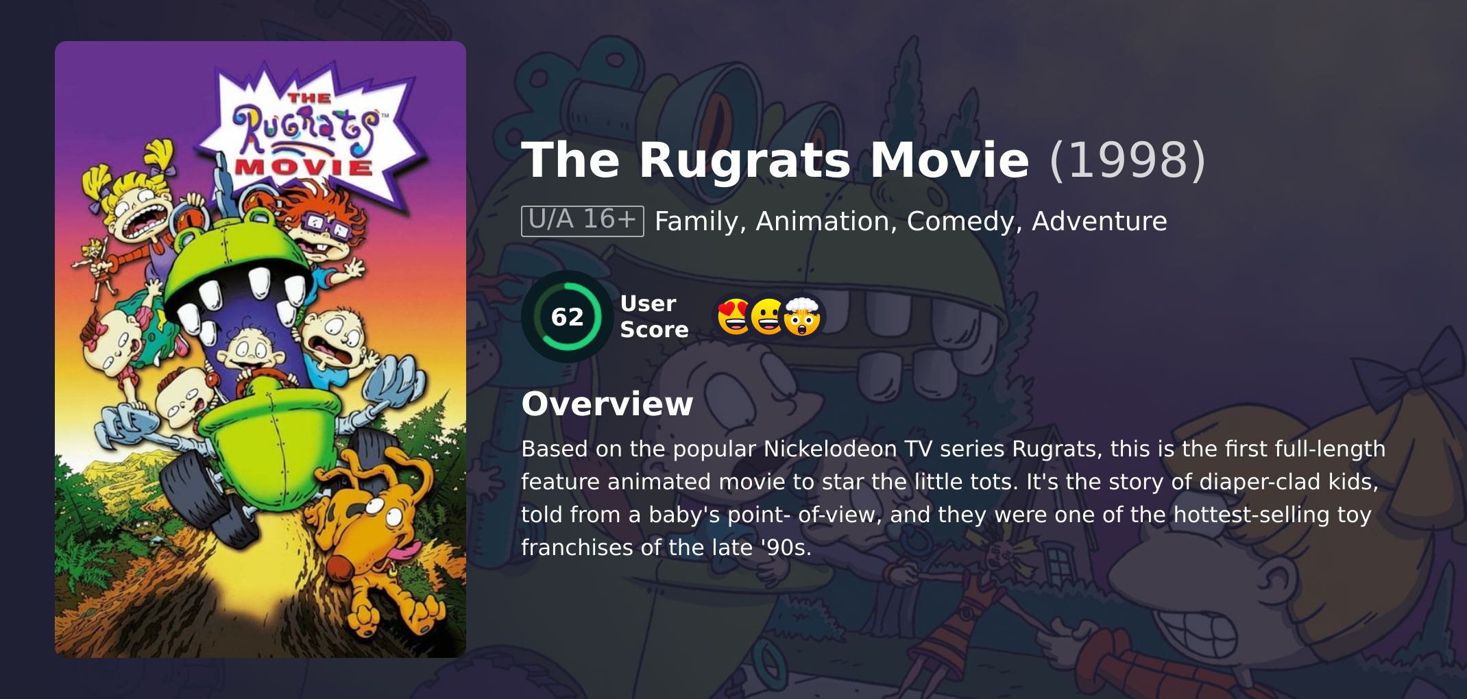 The Rugrats Movie Movie Hindi Dubbed