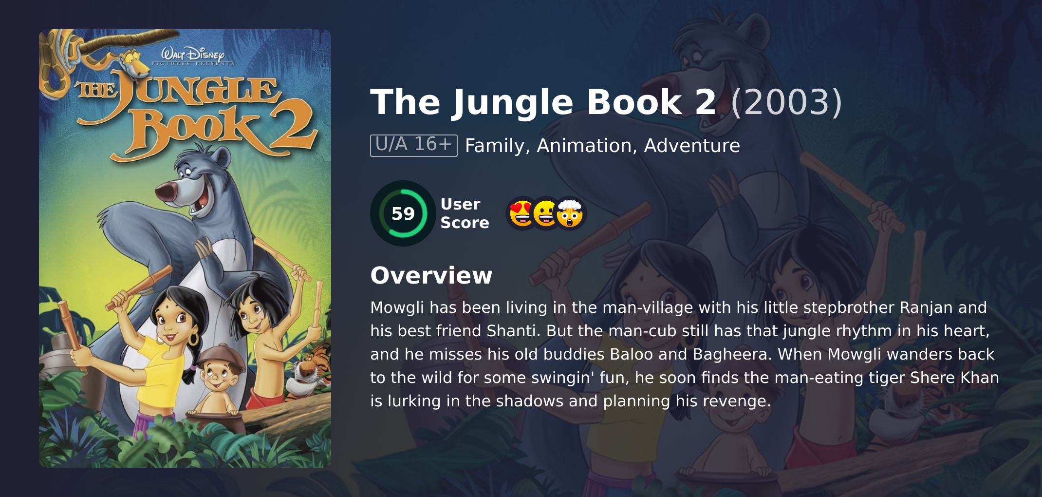 The Jungle Book 2 Movie Hindi Dubbed