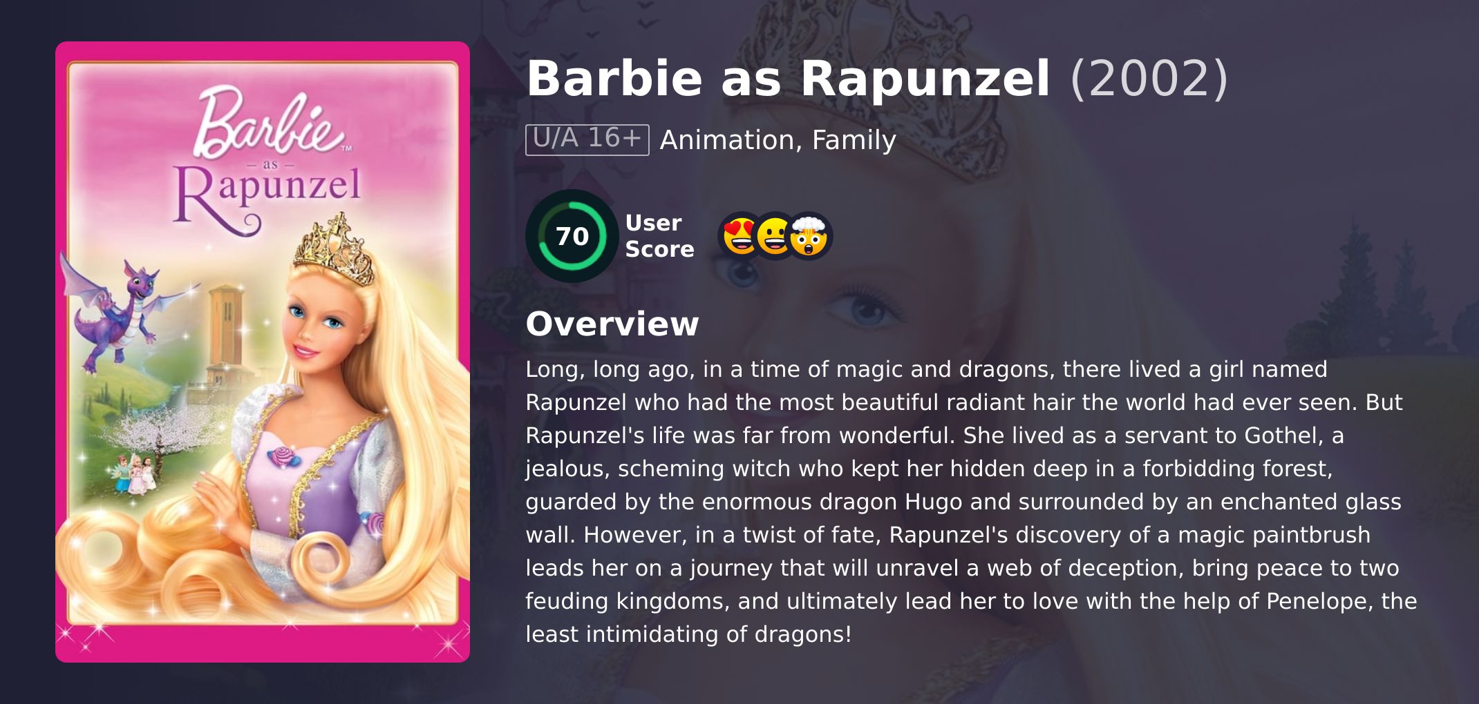 Barbie as Rapunzel Movie Hindi Dubbed