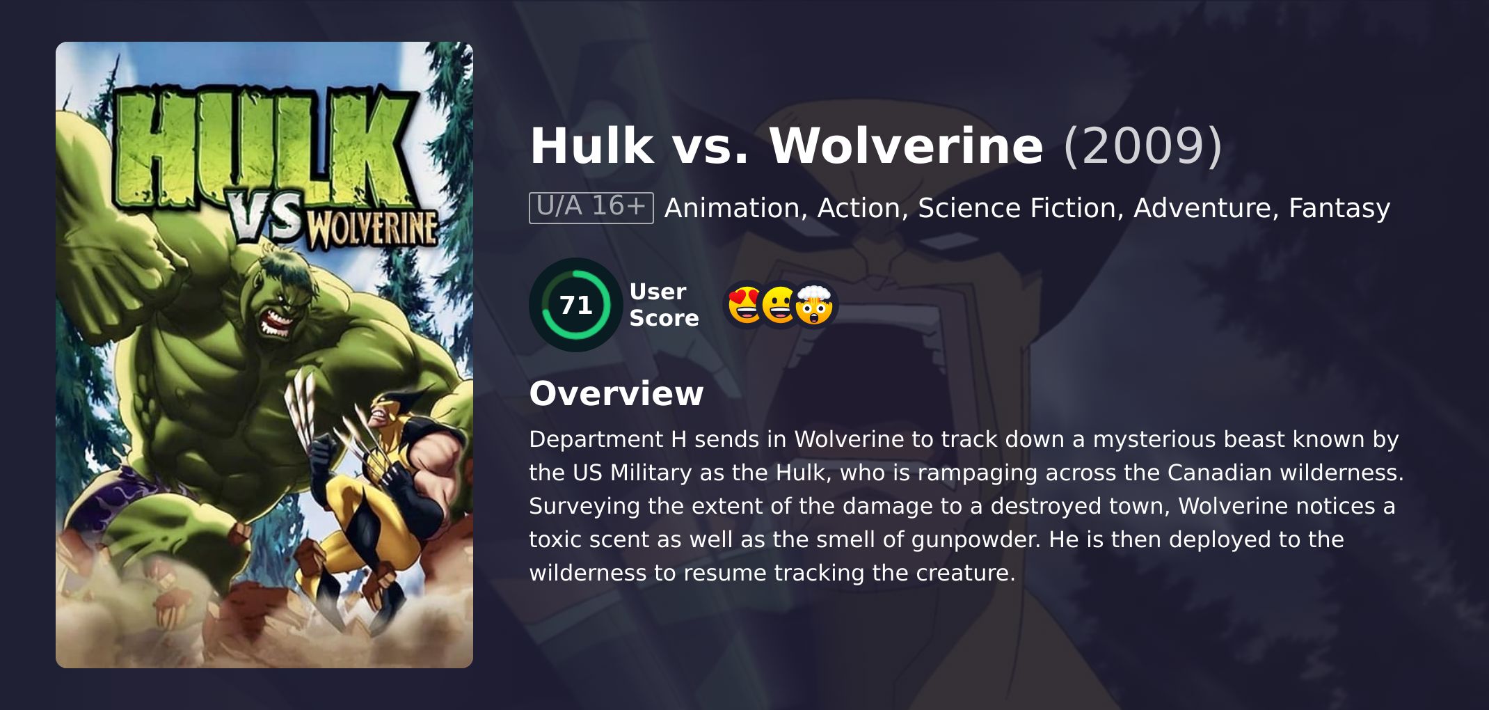 Hulk vs. Wolverine Movie Hindi Dubbed