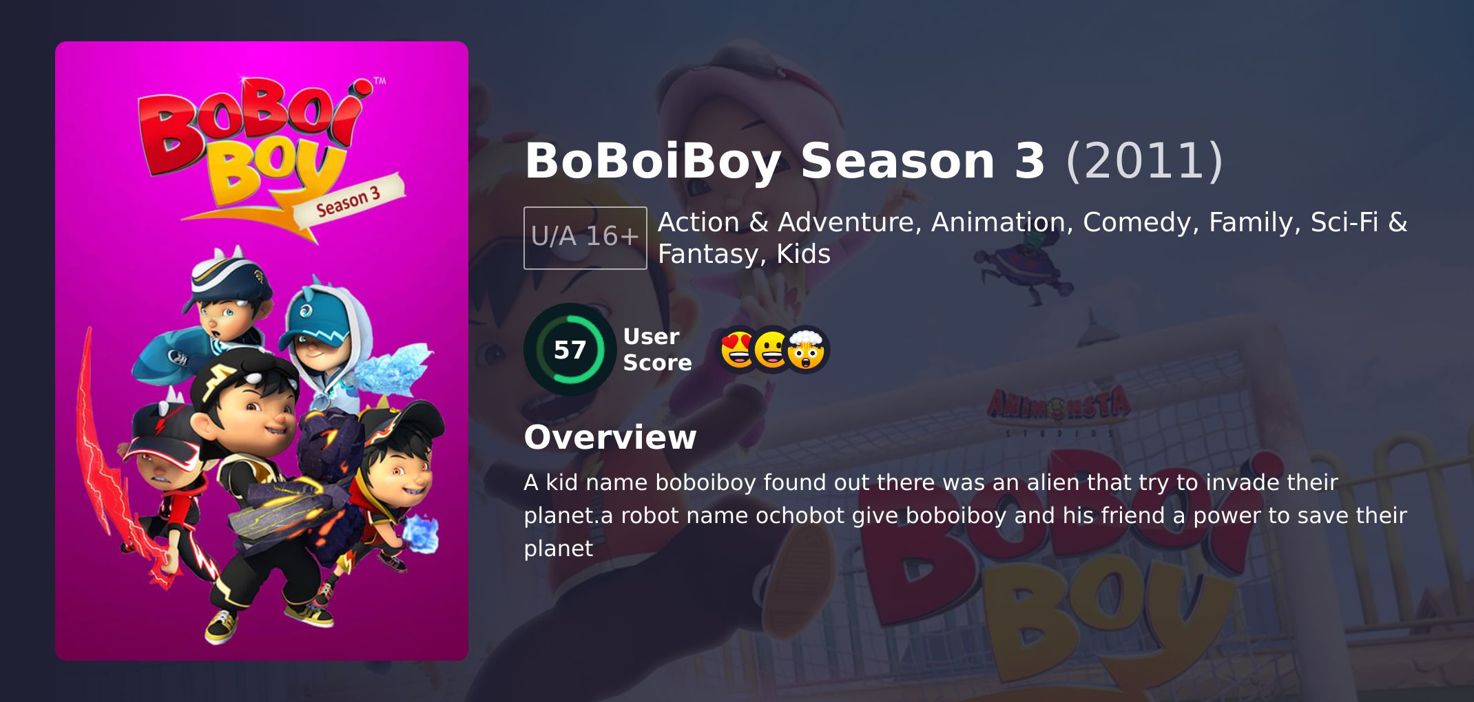 BoBoiBoy Season 3 Hindi Dubbed