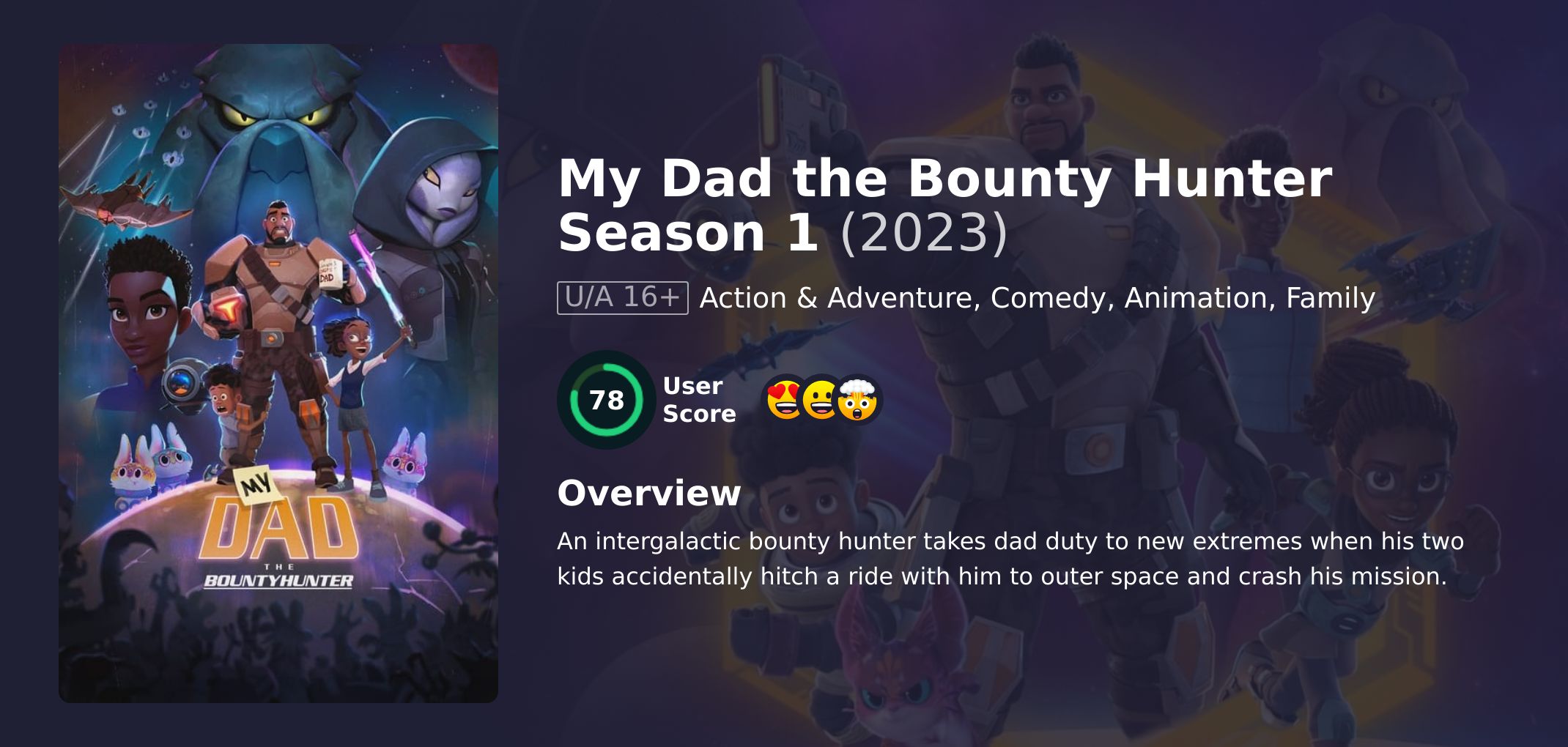 My Dad the Bounty Hunter Season 1 Hindi Dubbed