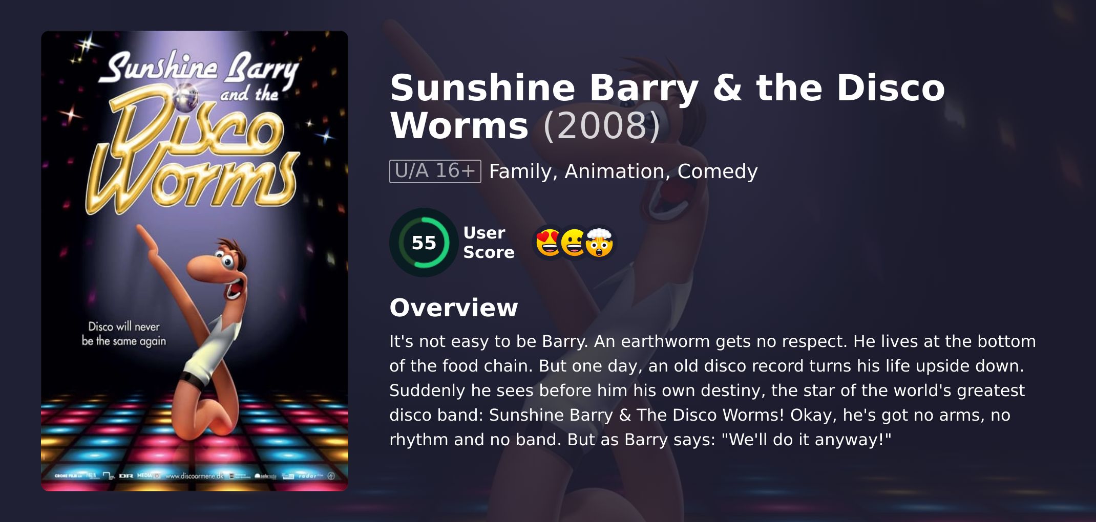 Sunshine Barry & the Disco Worms Movie Hindi Dubbed