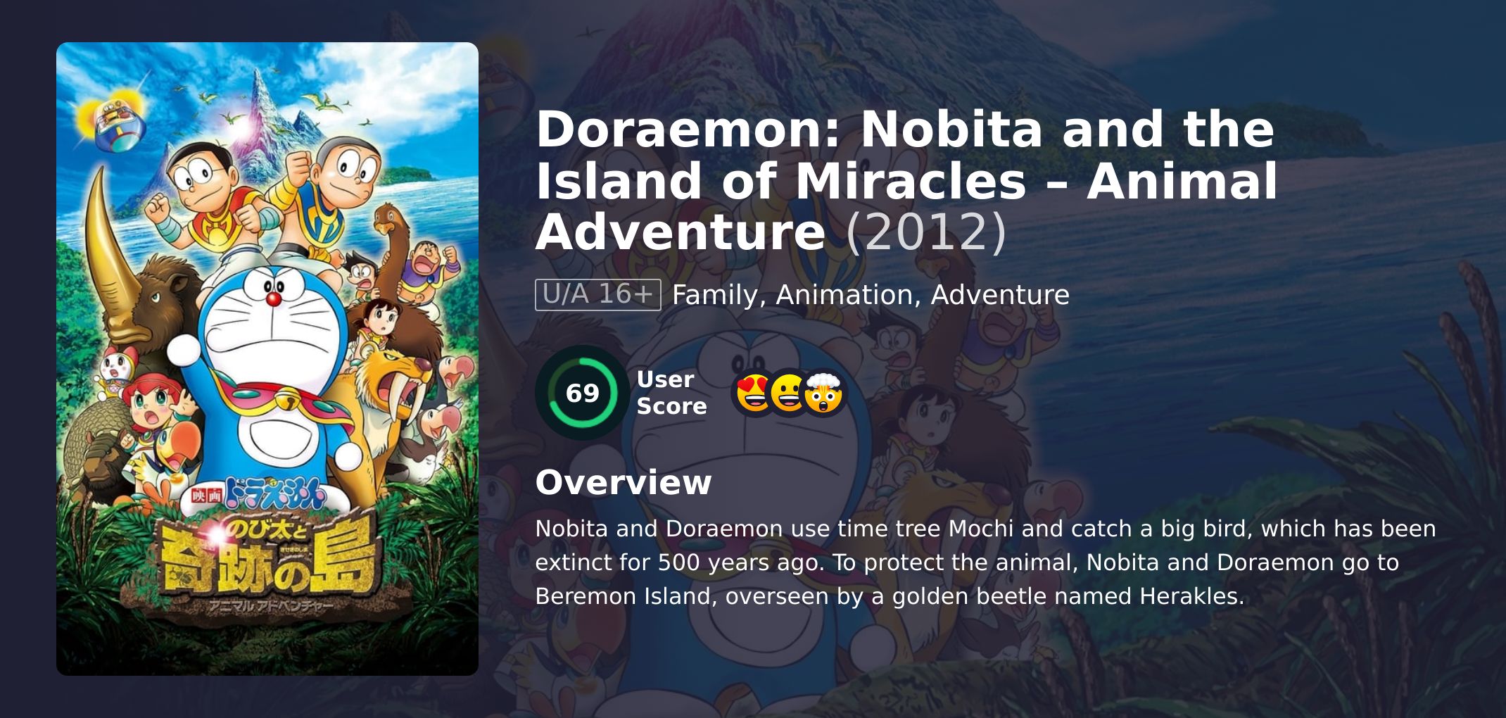 Doraemon: Nobita and the Island of Miracles – Animal Adventure Movie Hindi Dubbed