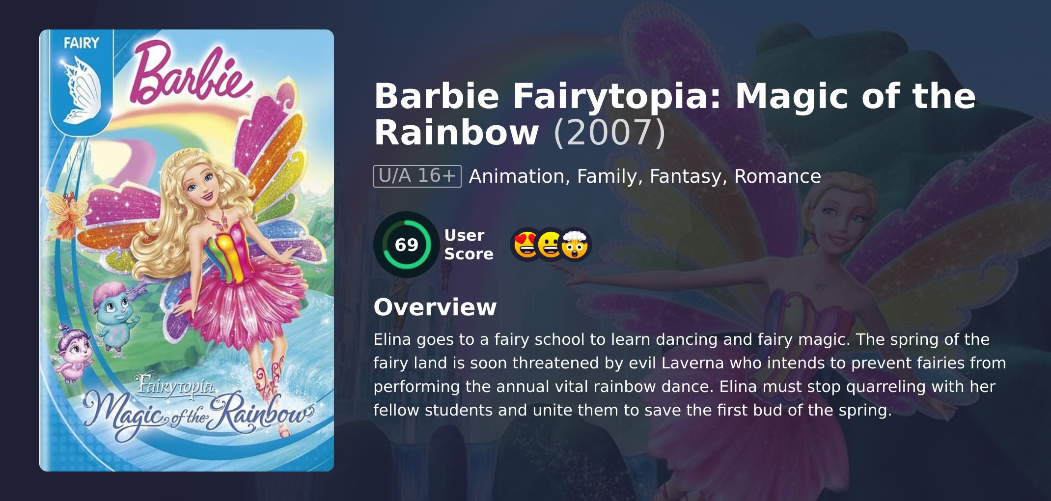 Barbie Fairytopia: Magic of the Rainbow Movie Hindi Dubbed