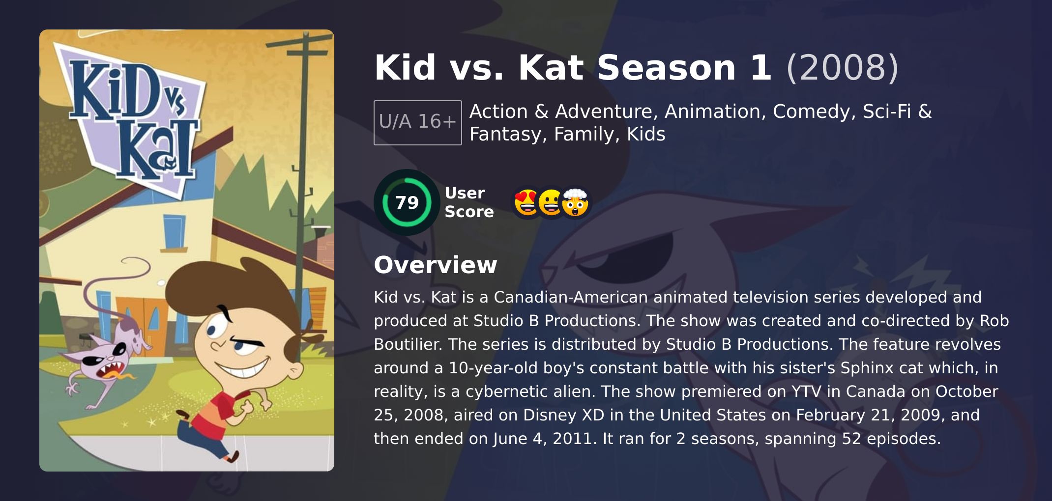 Kid vs. Kat Season 1 Hindi Dubbed