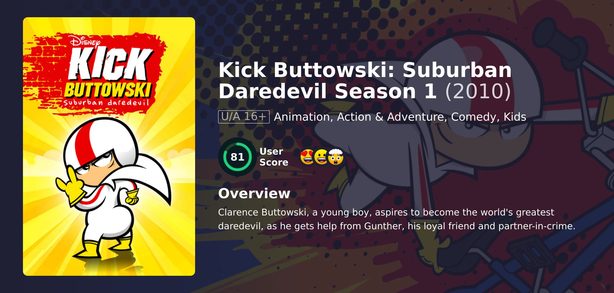 Kick Buttowski: Suburban Daredevil Season 1 Hindi Dubbed