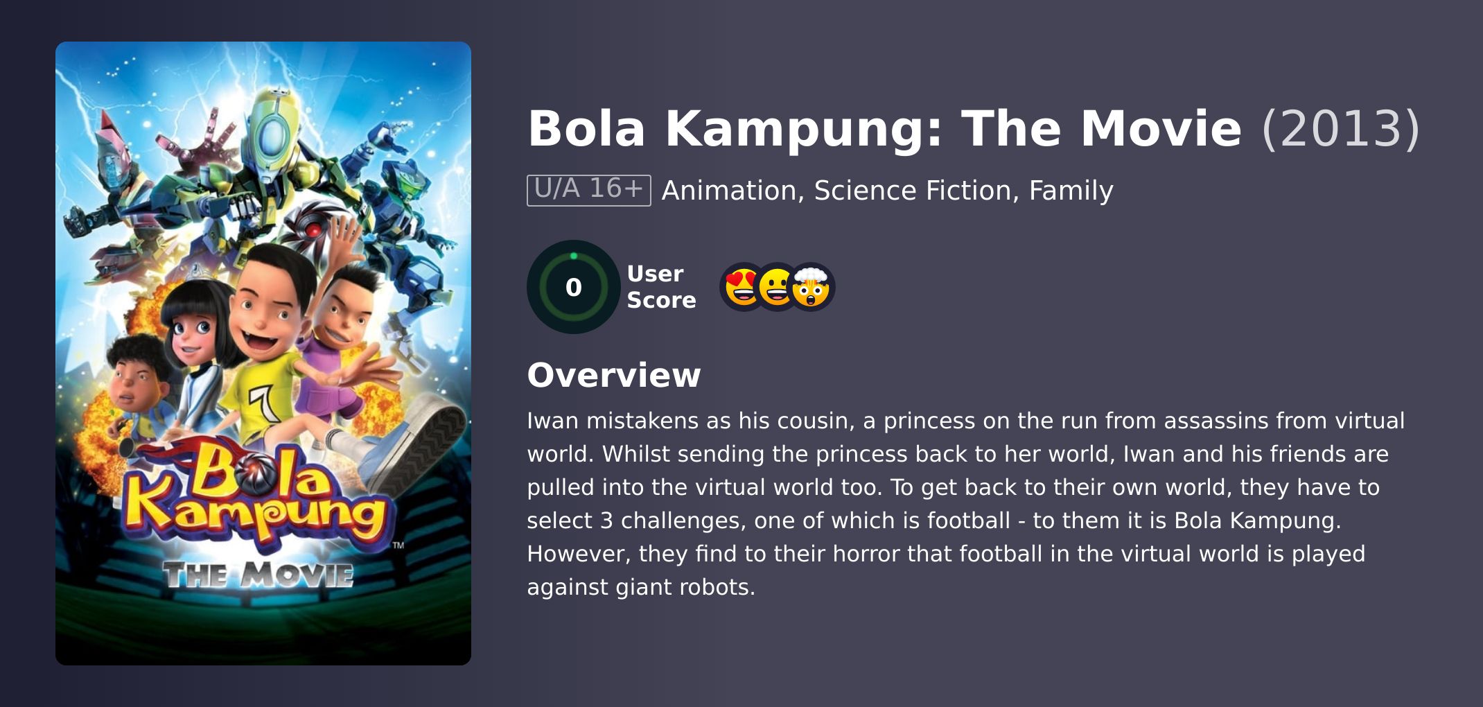 Bola Kampung: The Movie Movie Hindi Dubbed