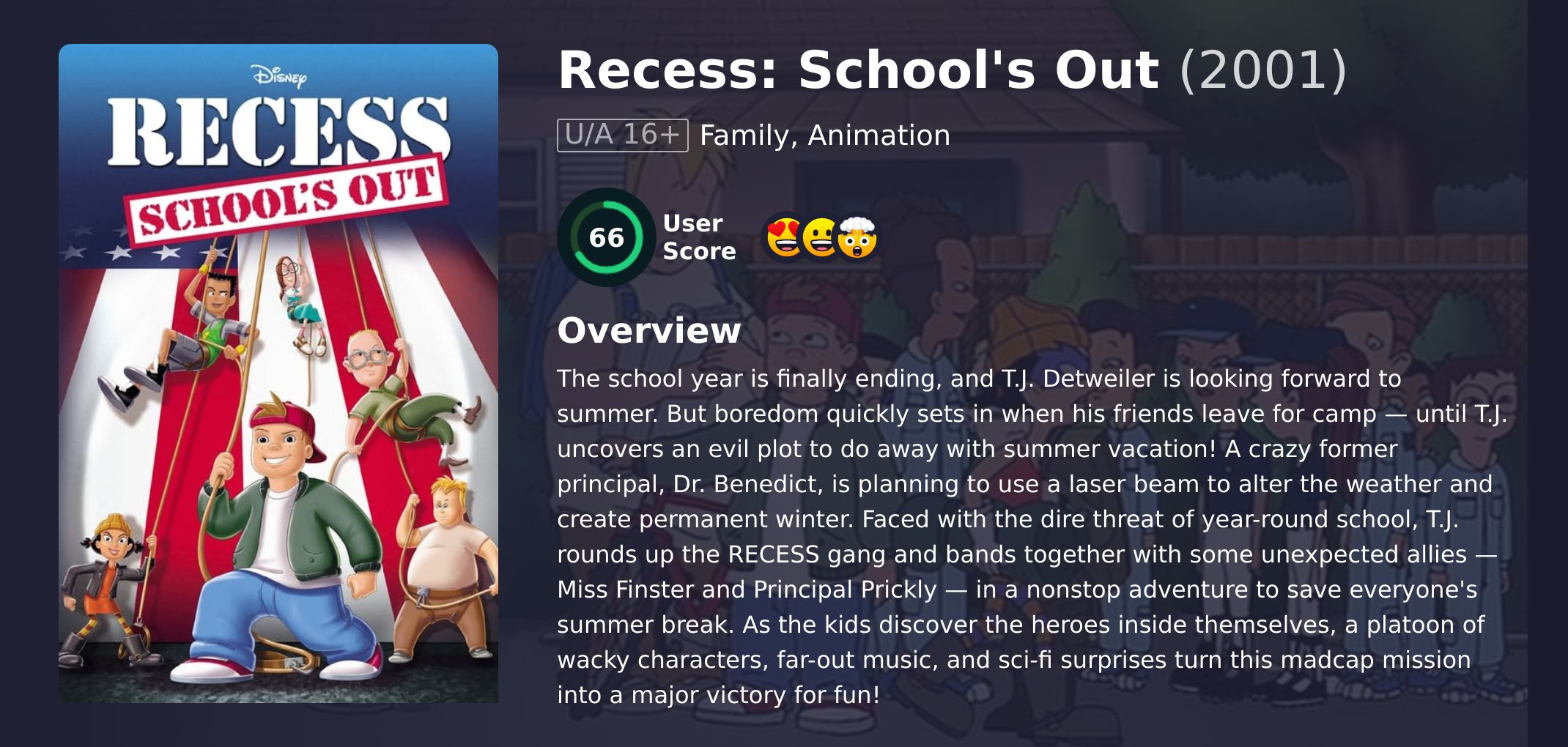 Recess: School's Out Movie Hindi Dubbed